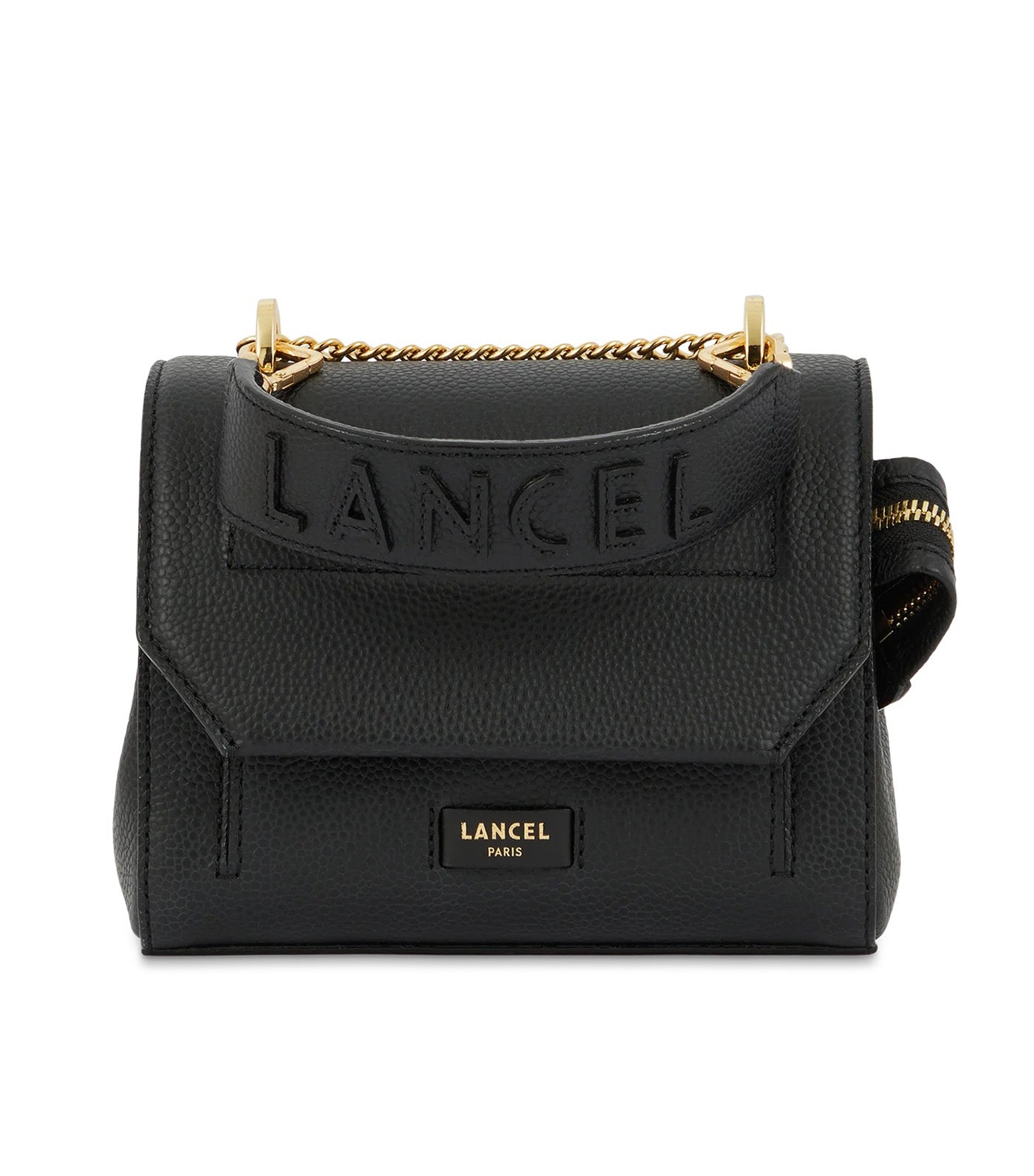 Lancel Ninon de Lancel S Flap Bag JD Black/Gold