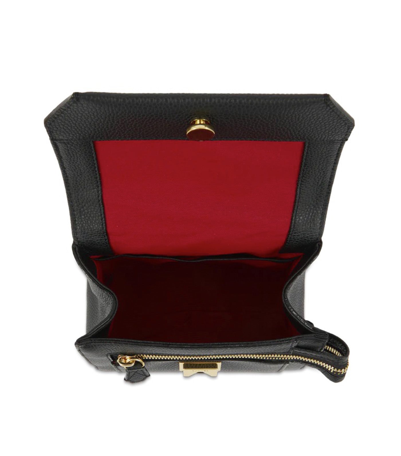 Lancel Ninon de Lancel S Flap Bag JD Black/Gold