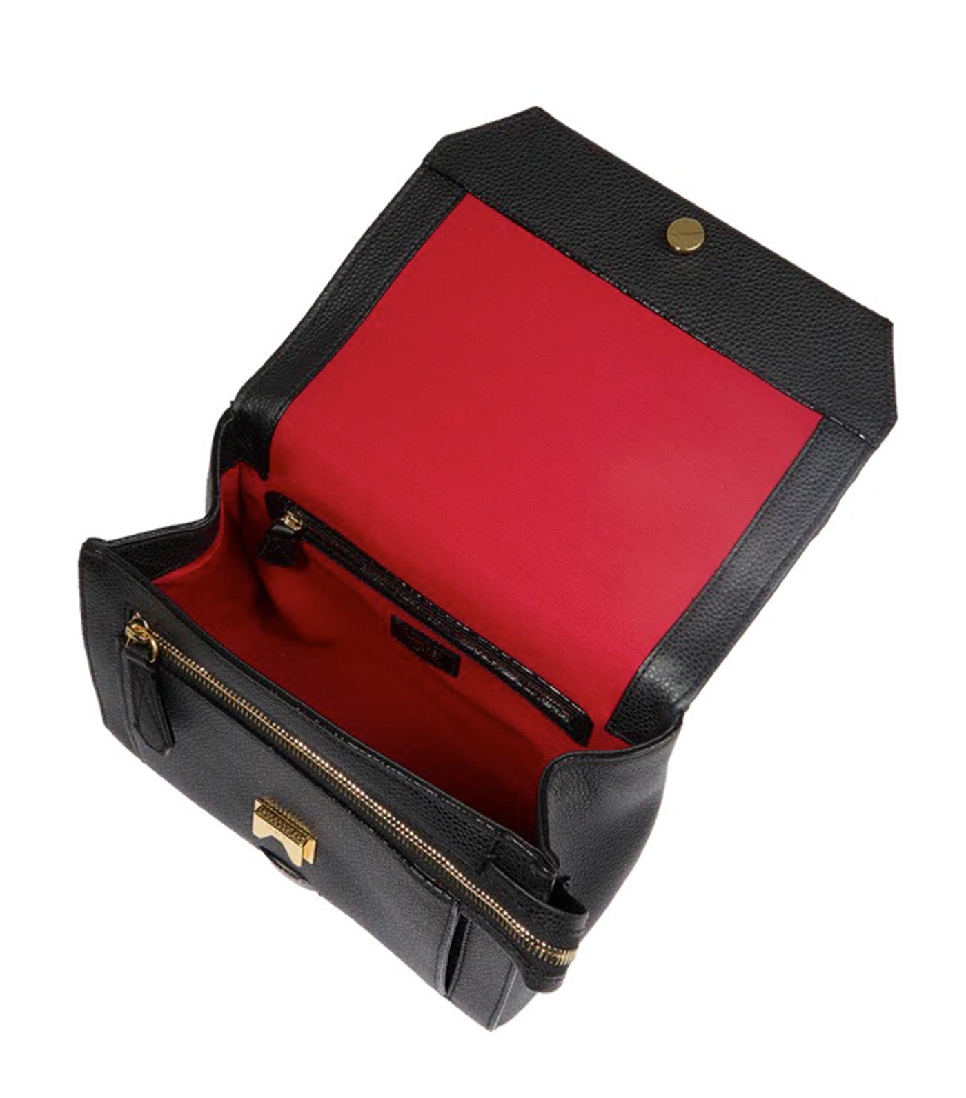 Lancel Ninon de Lancel M Flap Bag JD Black/Gold