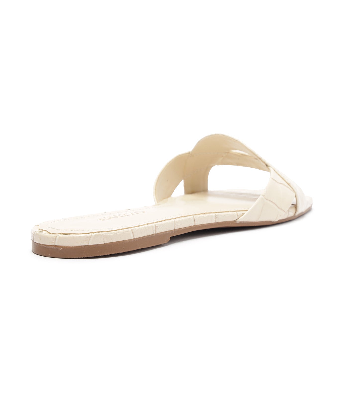 Square Toe Sandals White