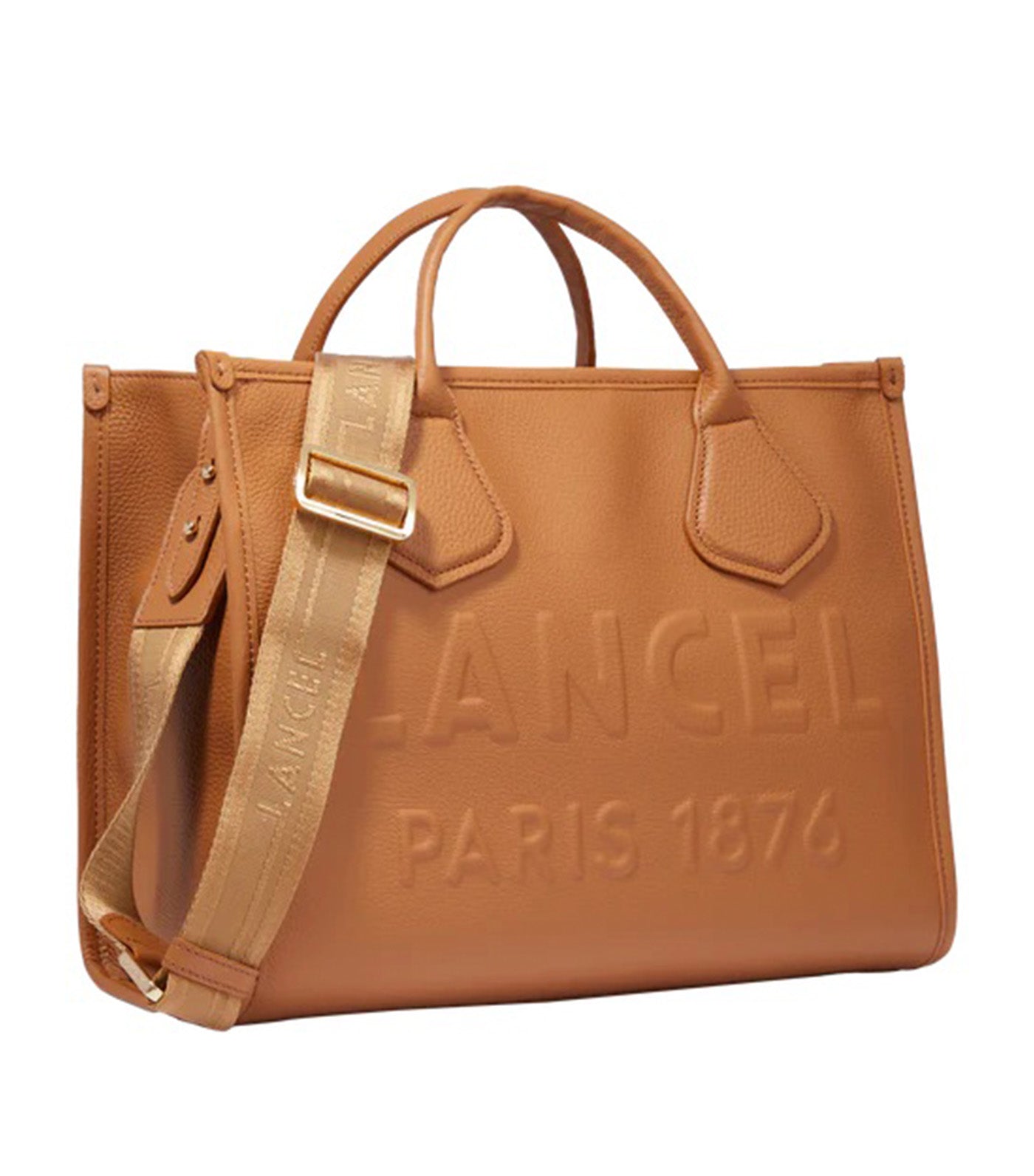 Lancel Jour de Lancel M Zip Tote 20 Caramel