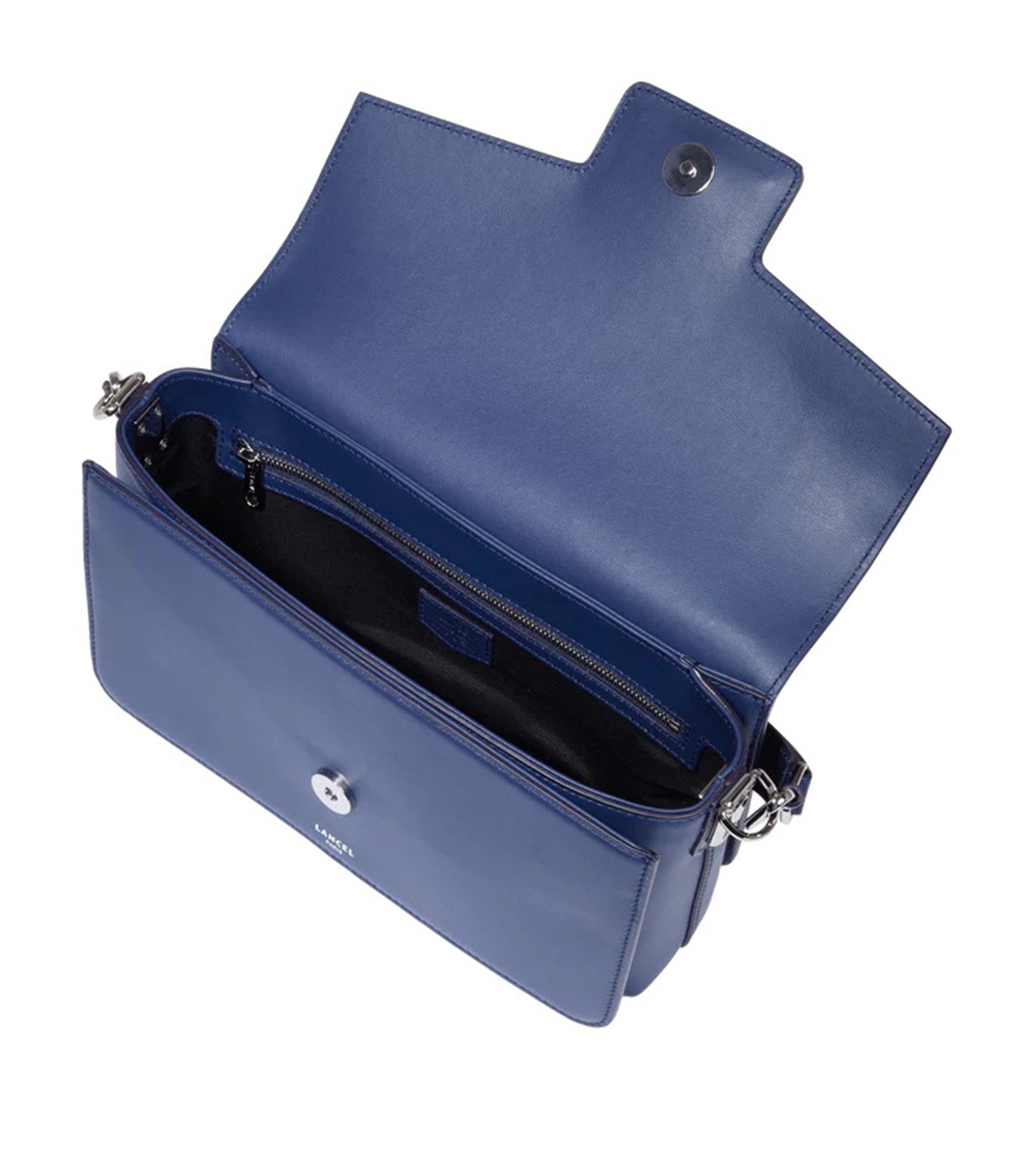 Lancel Angèle de Lancel M Flap Bag 4D Ultramarine