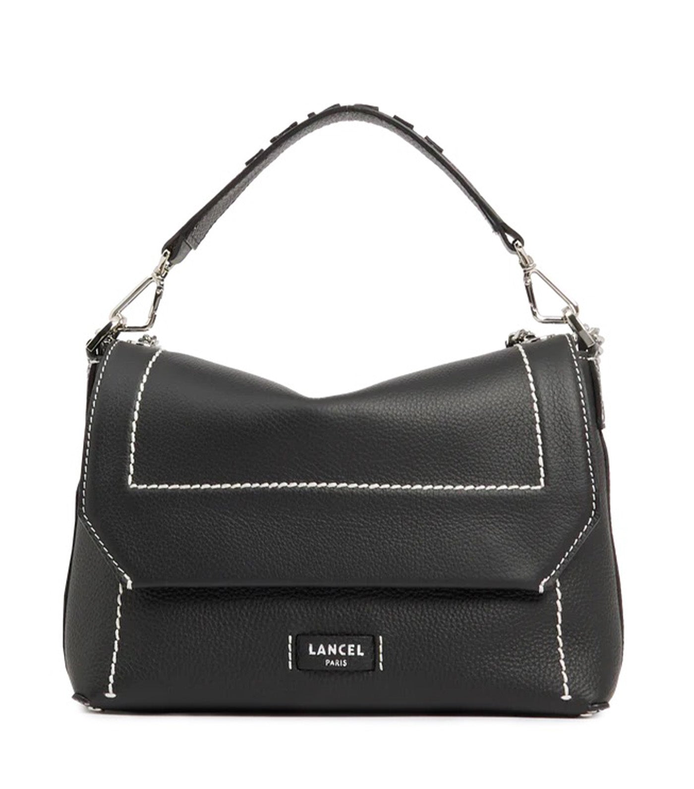 Lancel Ninon Soft de Lancel M Flap Bag 10 Black