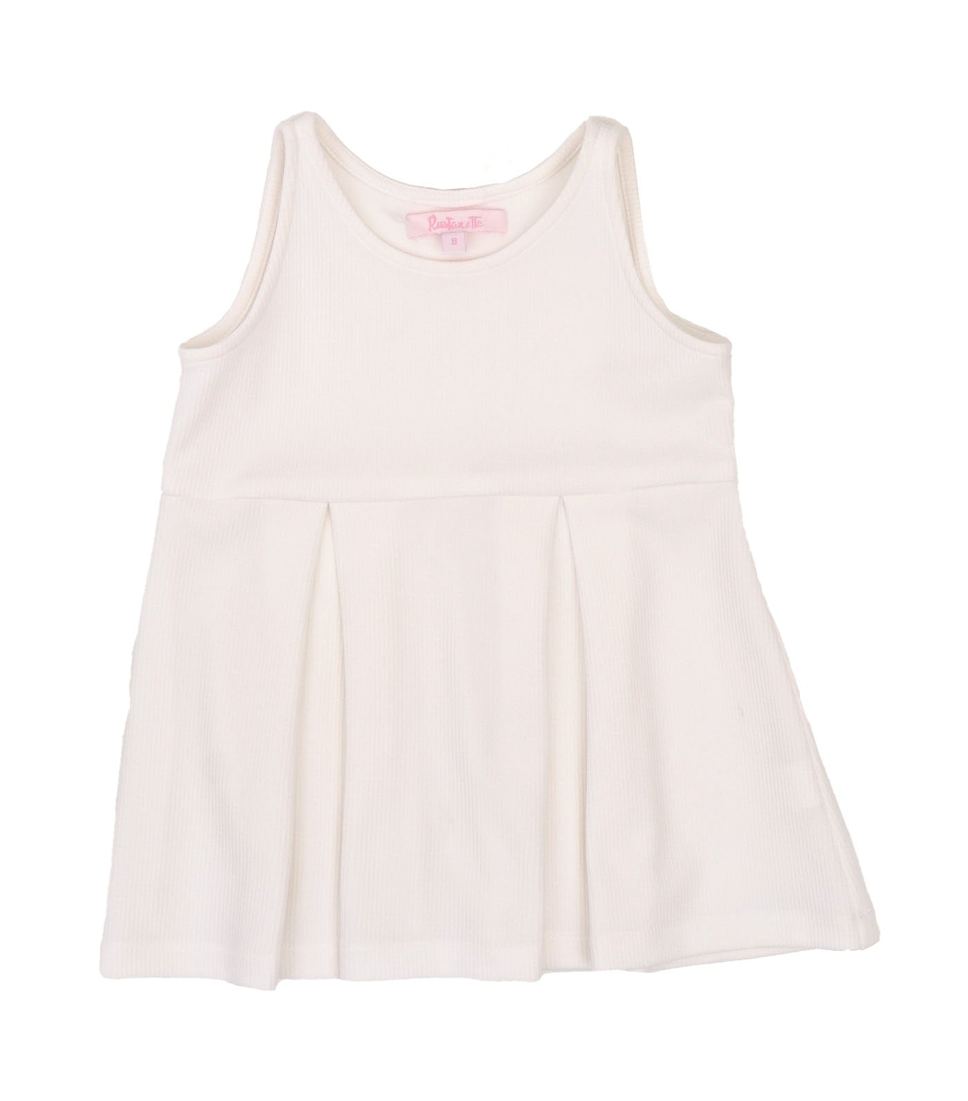 Abigail Pleated Top White