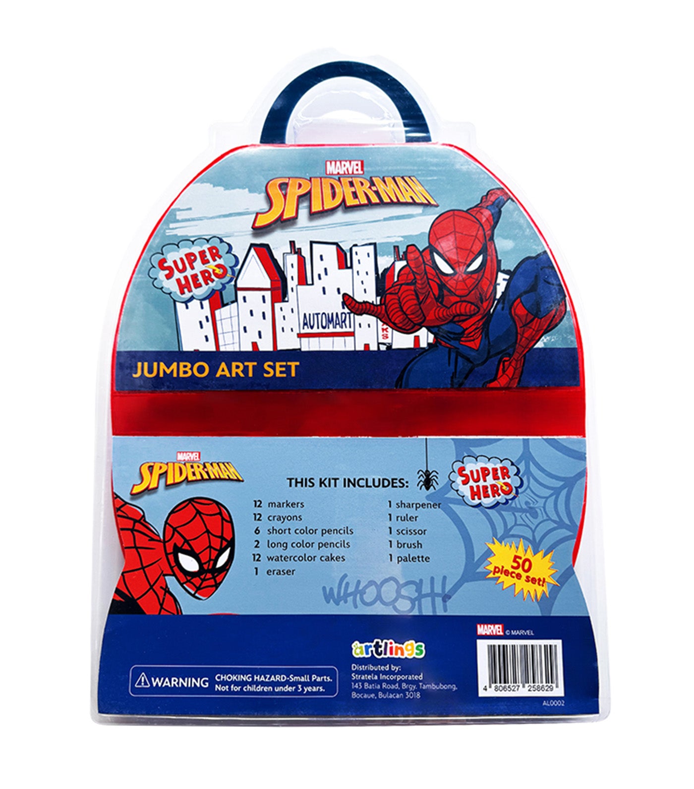 Jumbo Art Set 50 pcs - Spider-Man AL0002