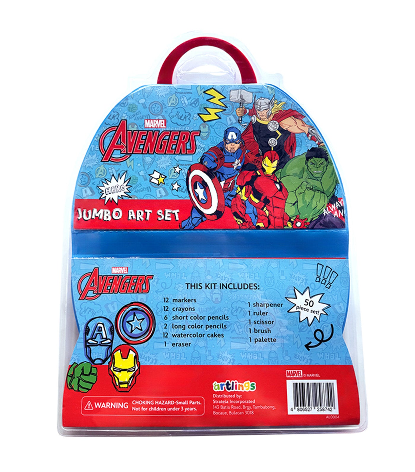 Jumbo Art Set 50 pcs - Marvel Avengers AL0004