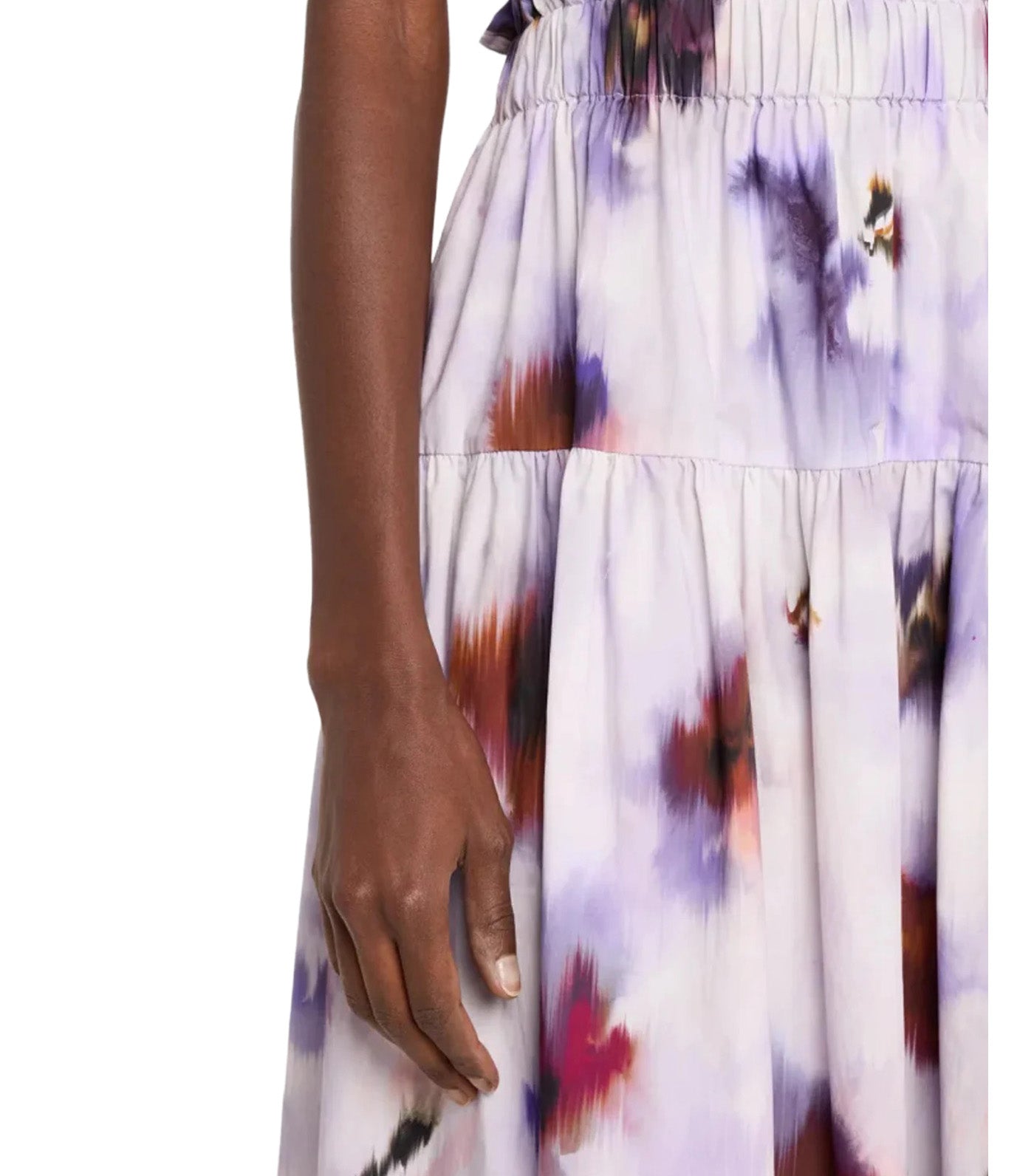 Jayden Floral A-Line Skirt Lilac Multi