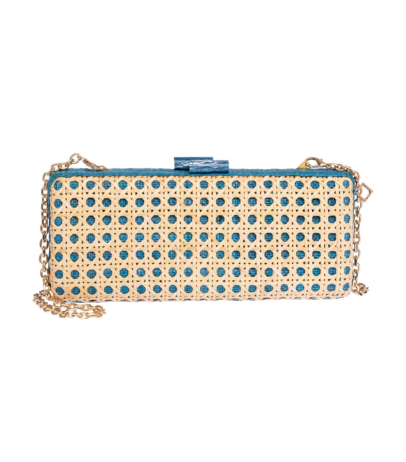 Alessandra Long Clutch Rattan