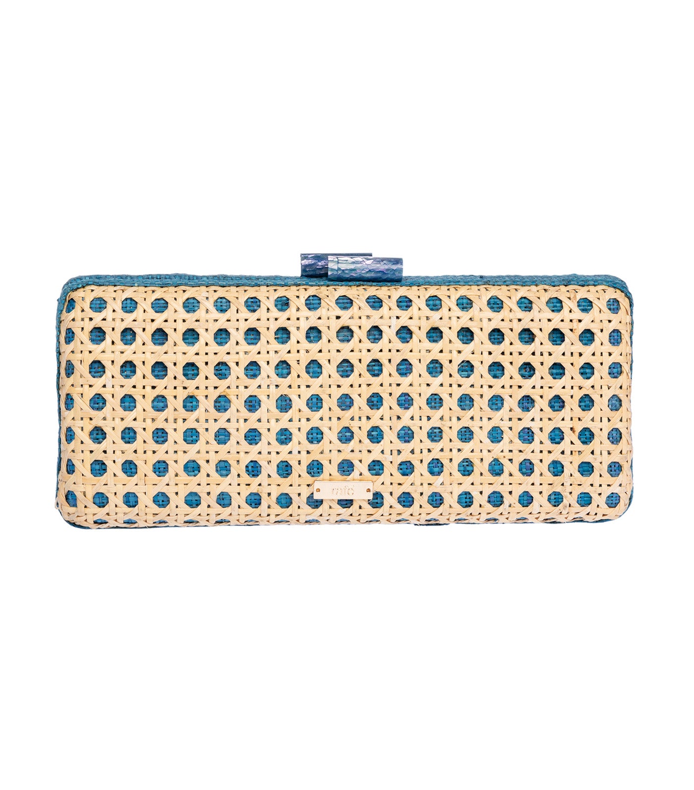 Alessandra Long Clutch Rattan