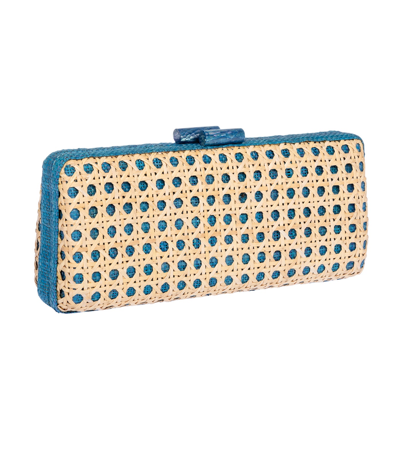 Alessandra Long Clutch Rattan