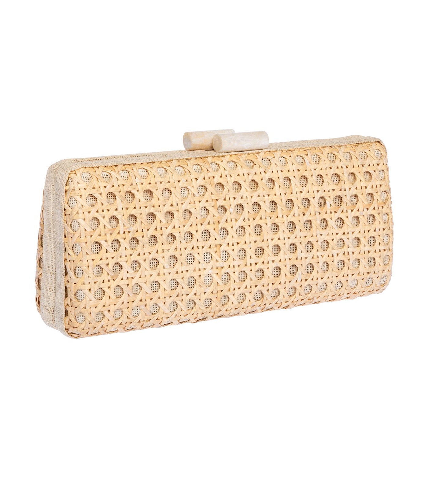 Alessandra Long Clutch Rattan