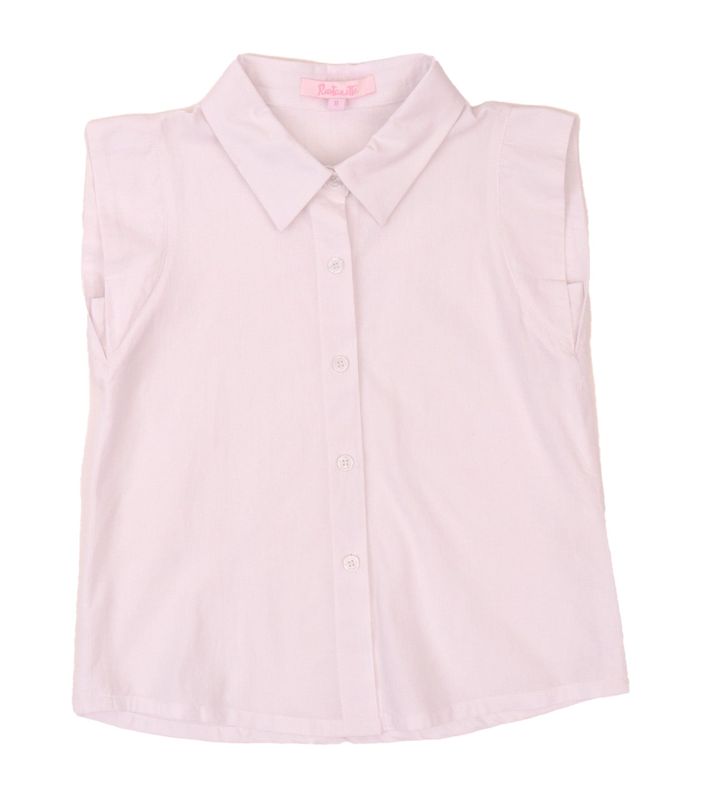 Alessa Sleeveless Button Up Shirt White