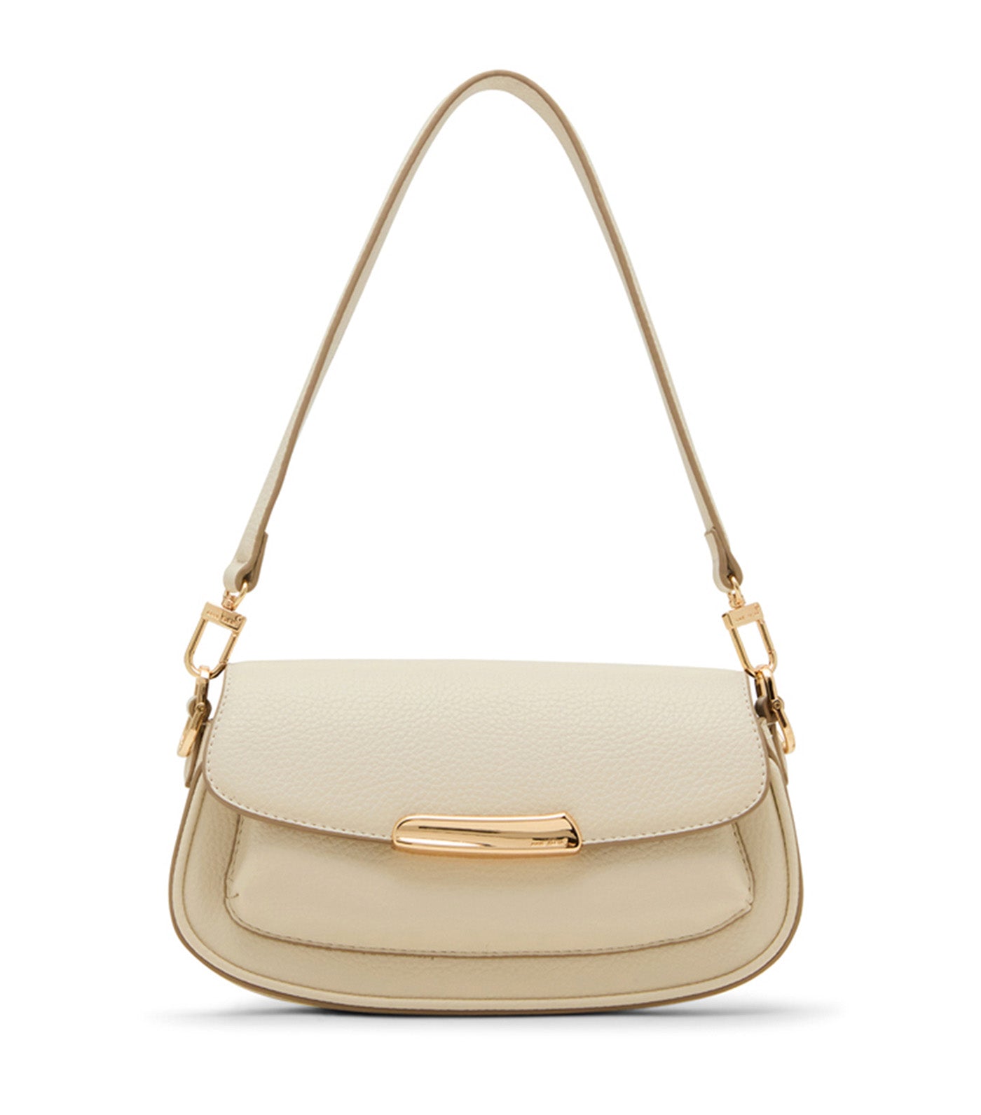 Textured Flap Shoulder Bag
