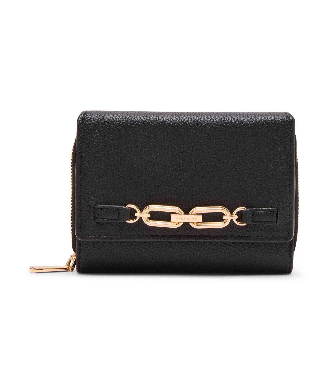 Small Chain Link Wallet Black