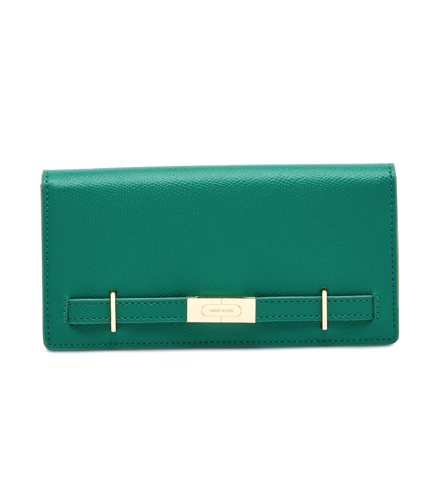 Belted Bifold Continental Wallet Green