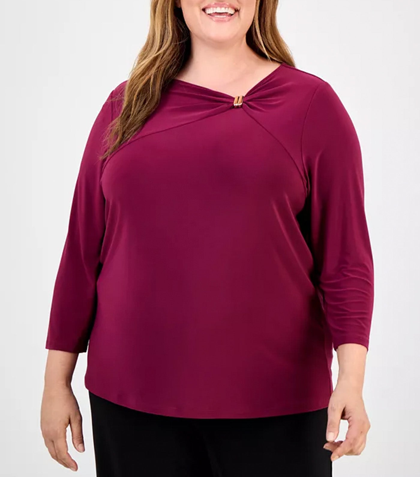 Asymmetric Gathered Twist Knot Top