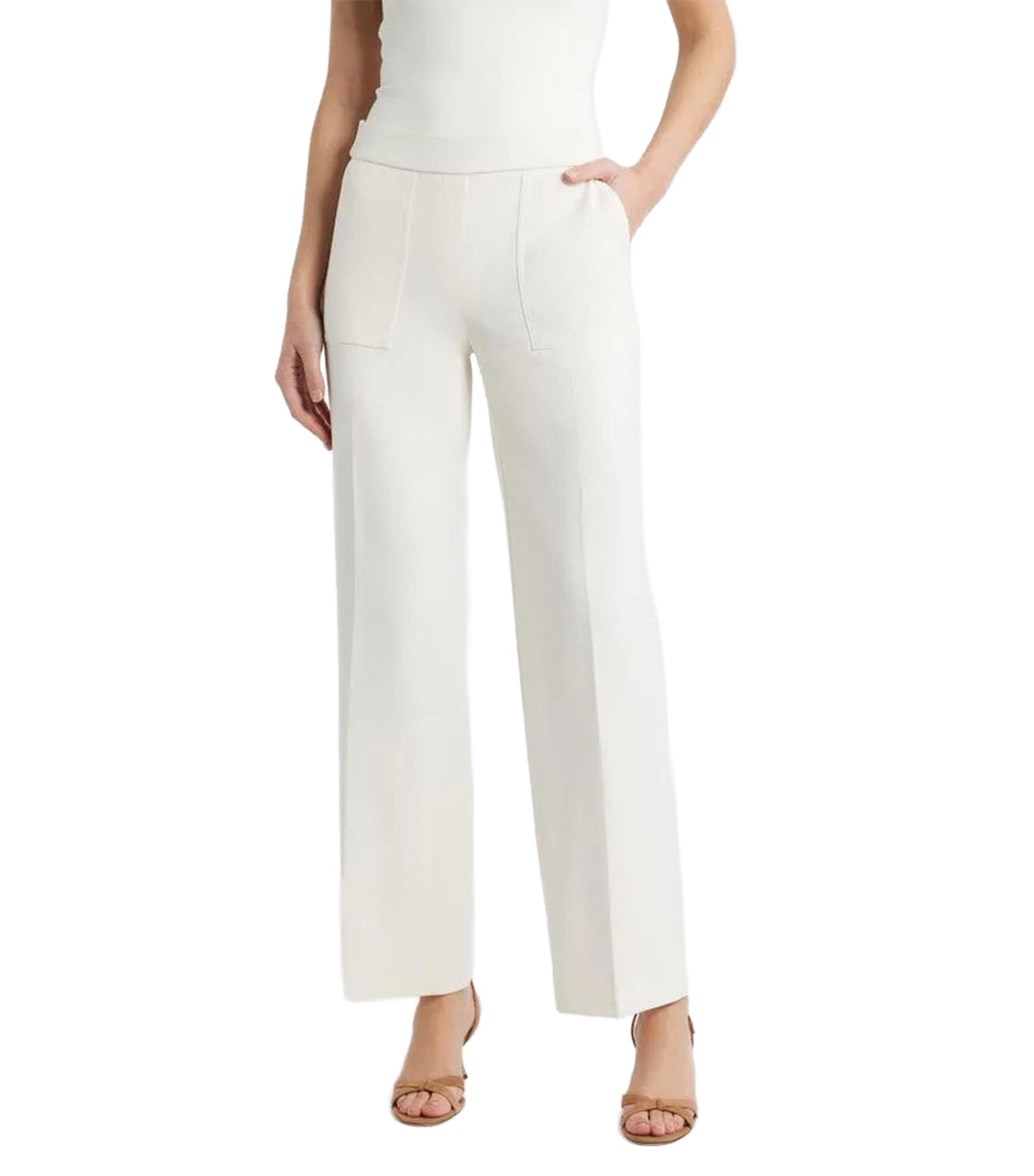 Pull-On Pants White