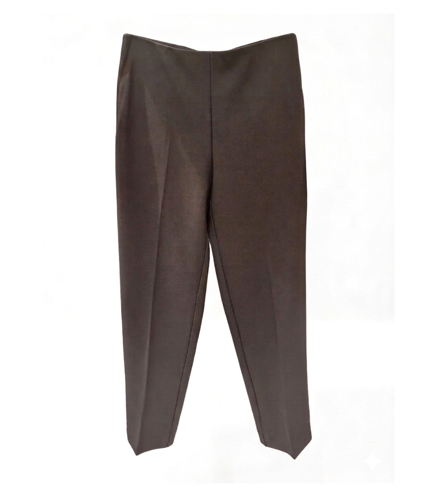 Pull-On Hollywood Waist Straight Ankle Pant Black