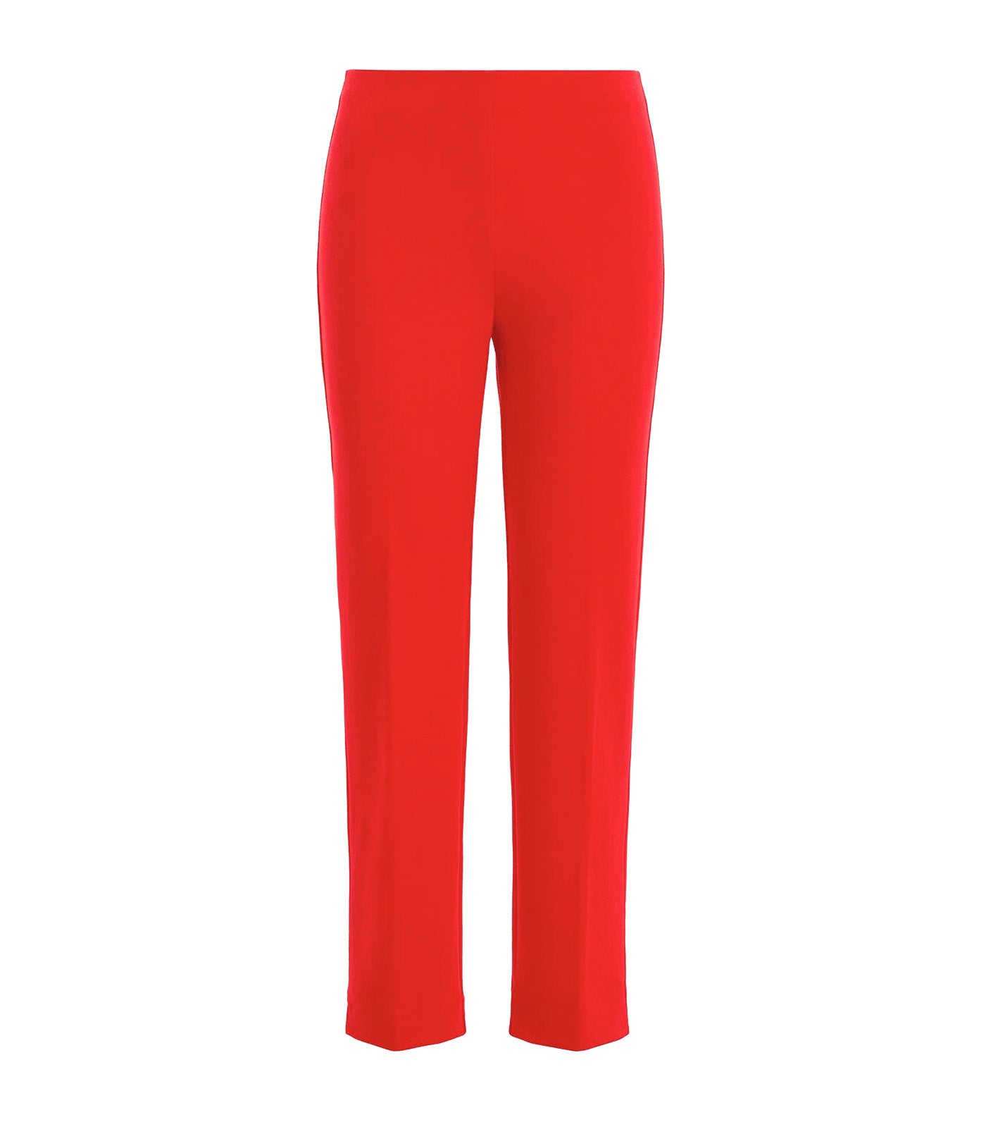 Straight Ankle Pull-On Hollywood Waist Pant Red