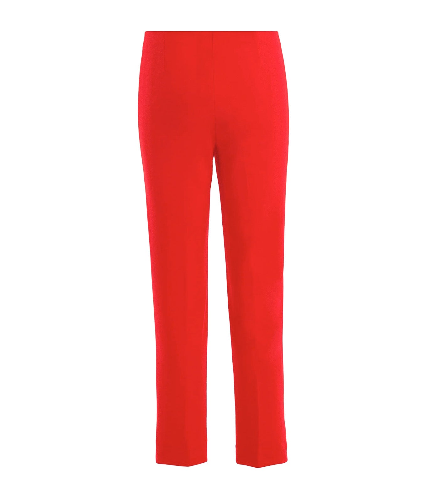 Straight Ankle Pull-On Hollywood Waist Pant Red