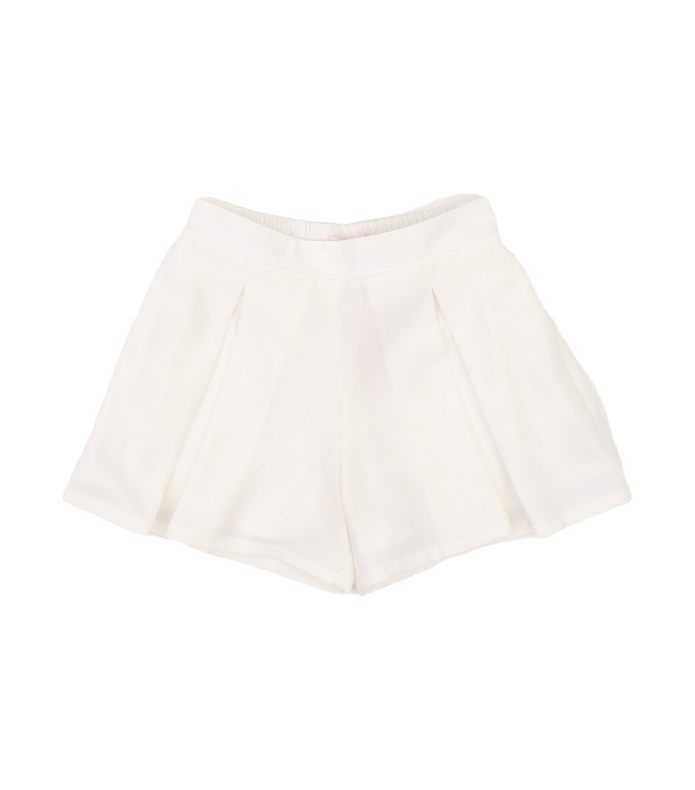 Arden Pleated Shorts White