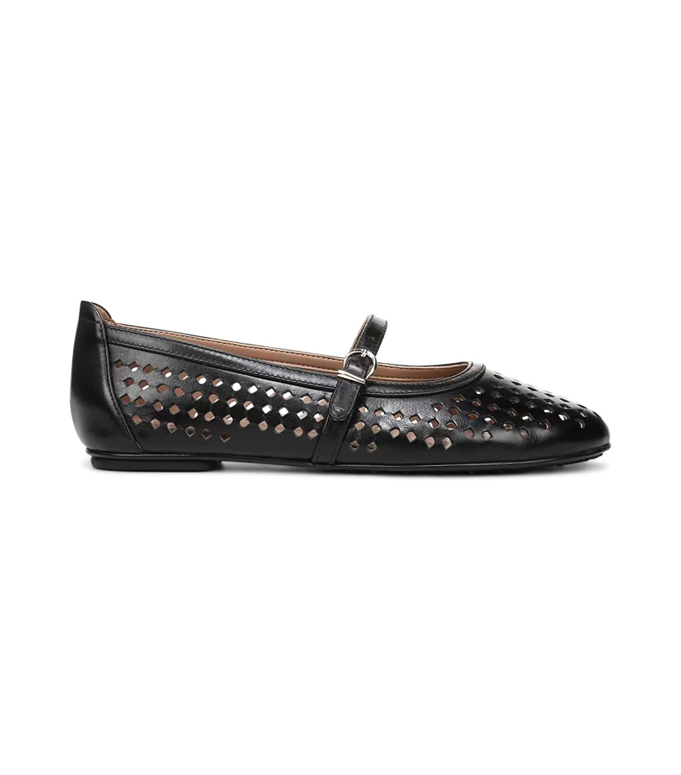 Naturalizer Aria-Perf Mary Jane Flat Black