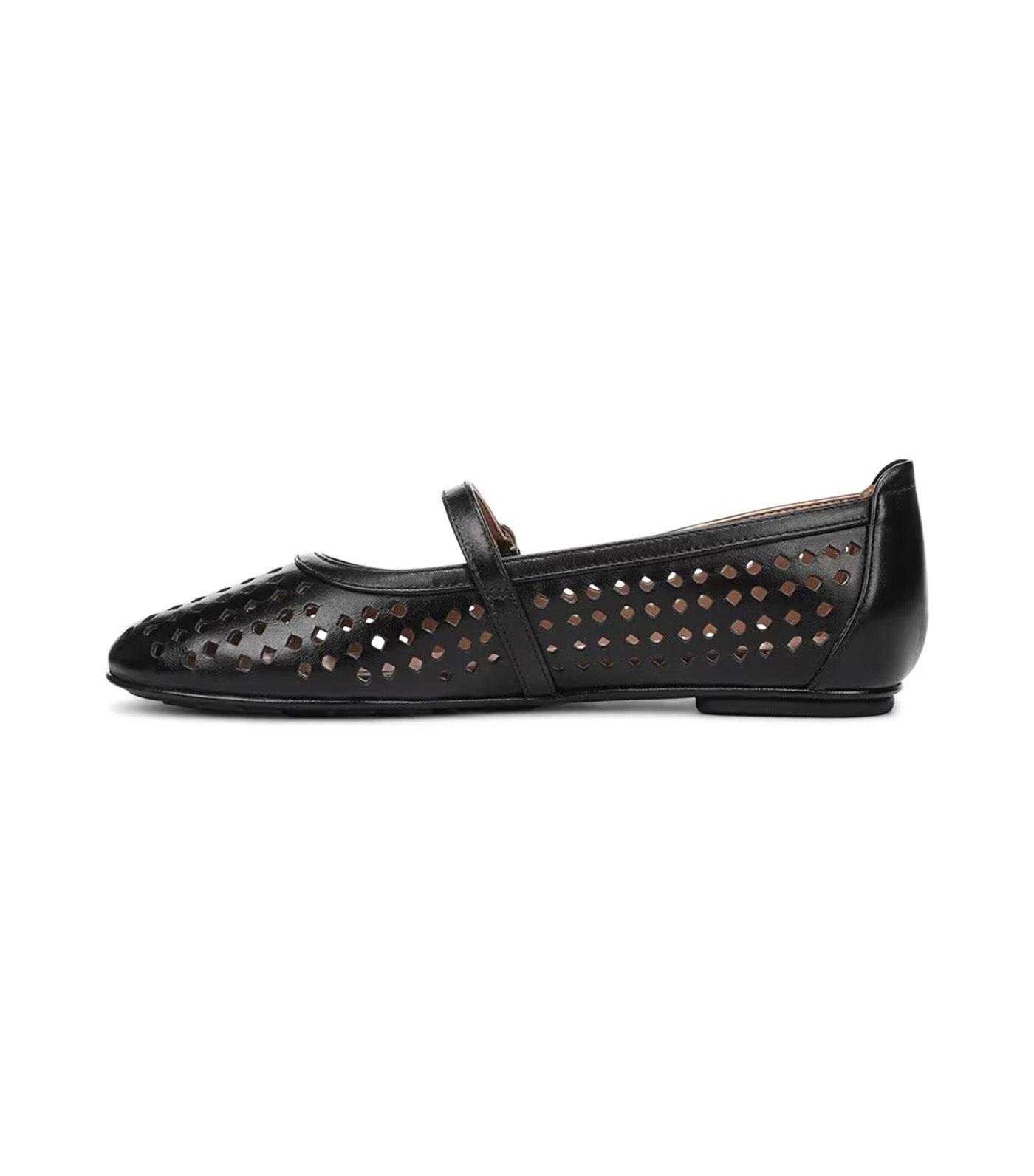Naturalizer Aria-Perf Mary Jane Flat Black