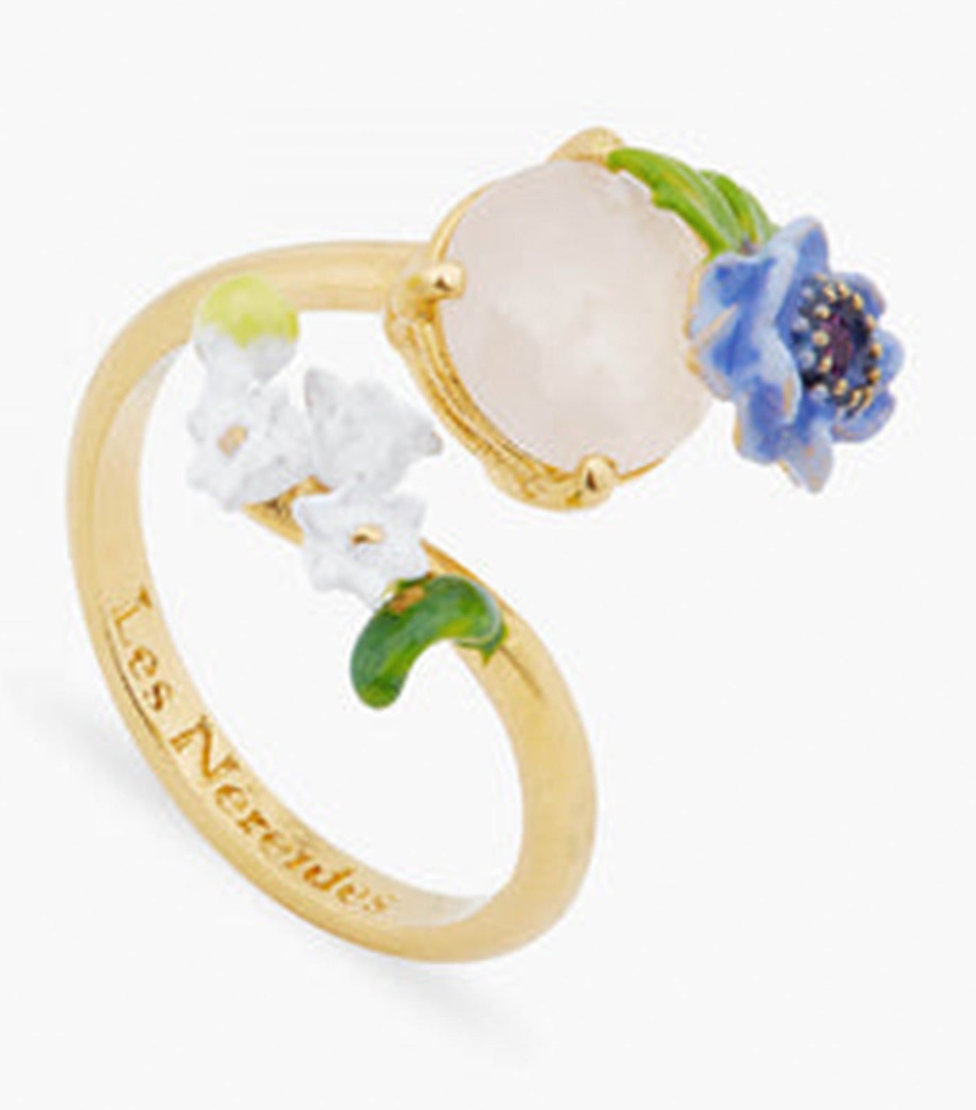 Rose Quarts and Floral Ring