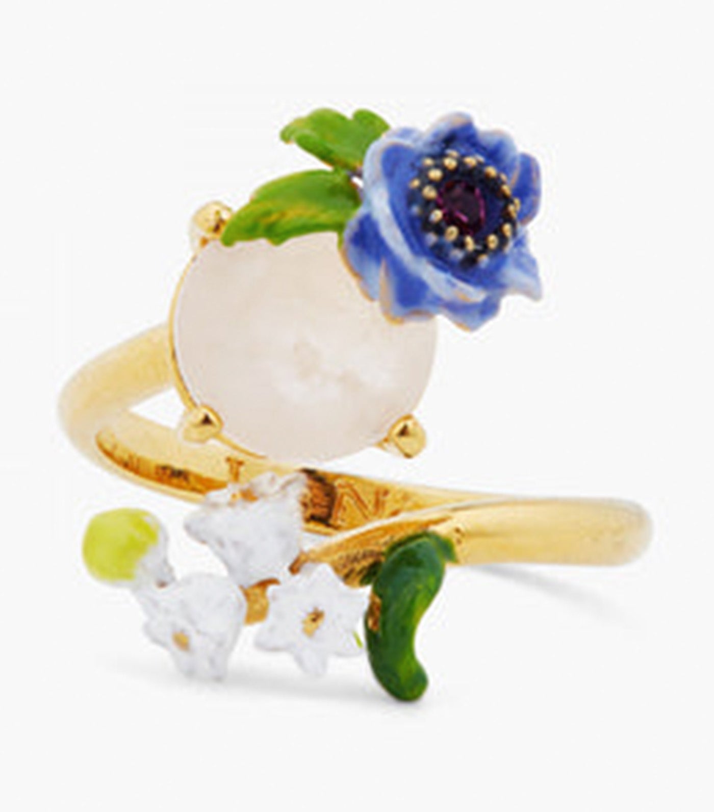 Rose Quarts and Floral Ring