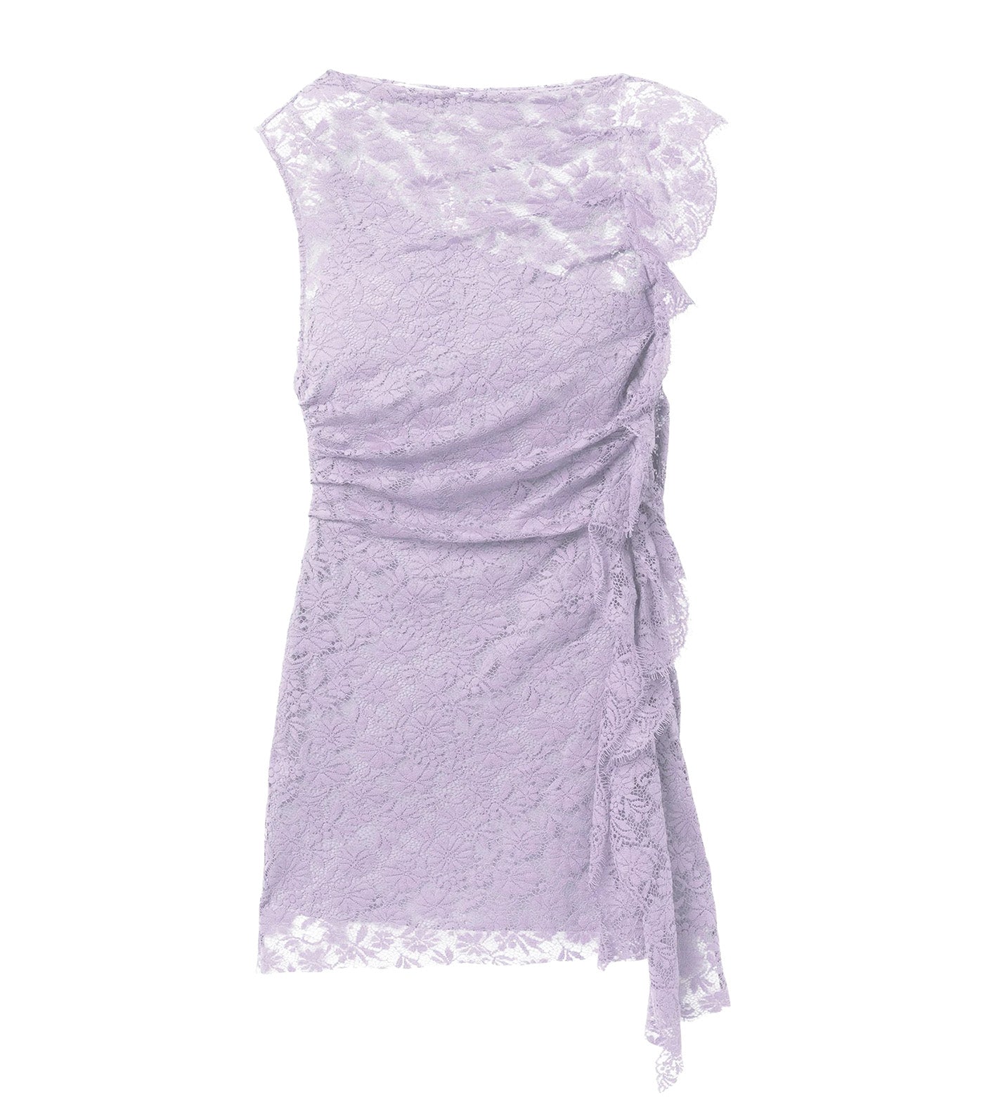 Astra Lace Mini Dress Lilac