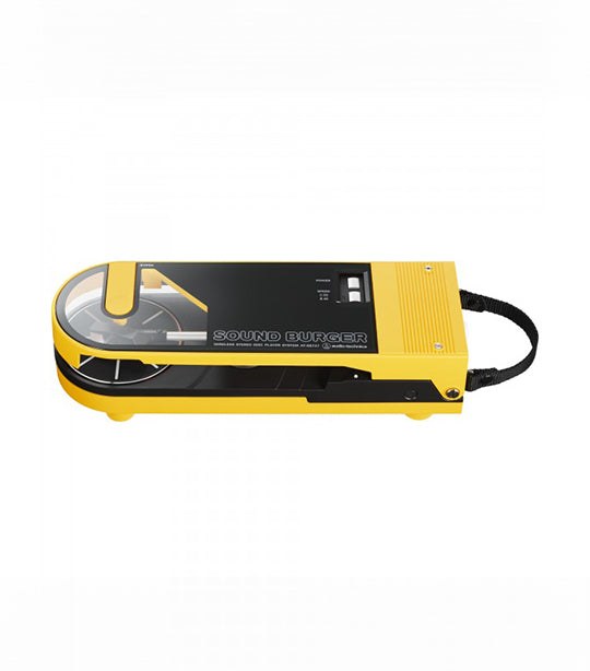 Sound Burger - Portable Bluetooth Turntable SB727 Yellow