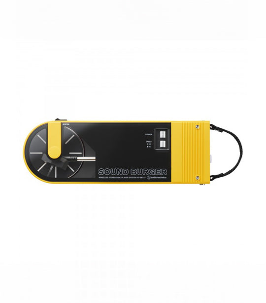 Sound Burger - Portable Bluetooth Turntable SB727 Yellow