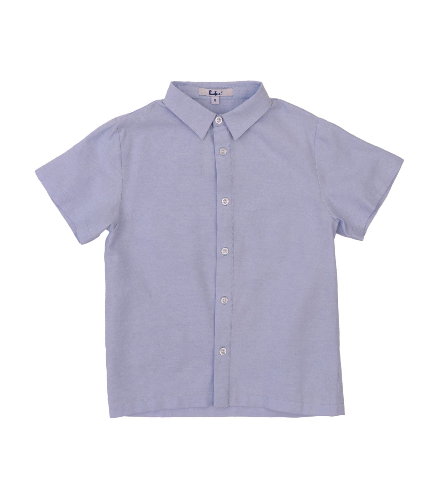 August Basic Button Up Shirt Light Blue