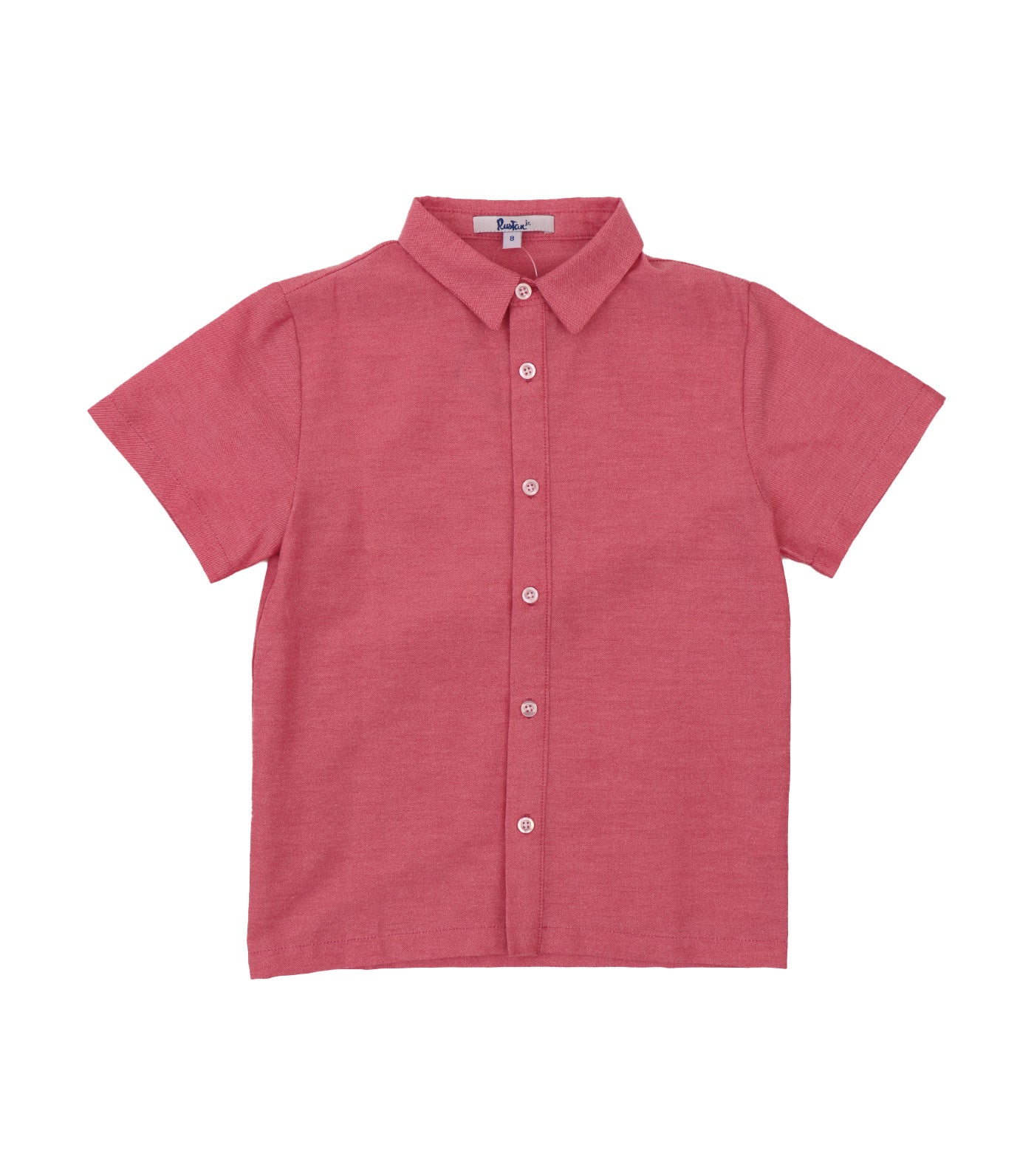 August Basic Button Up Shirt Red