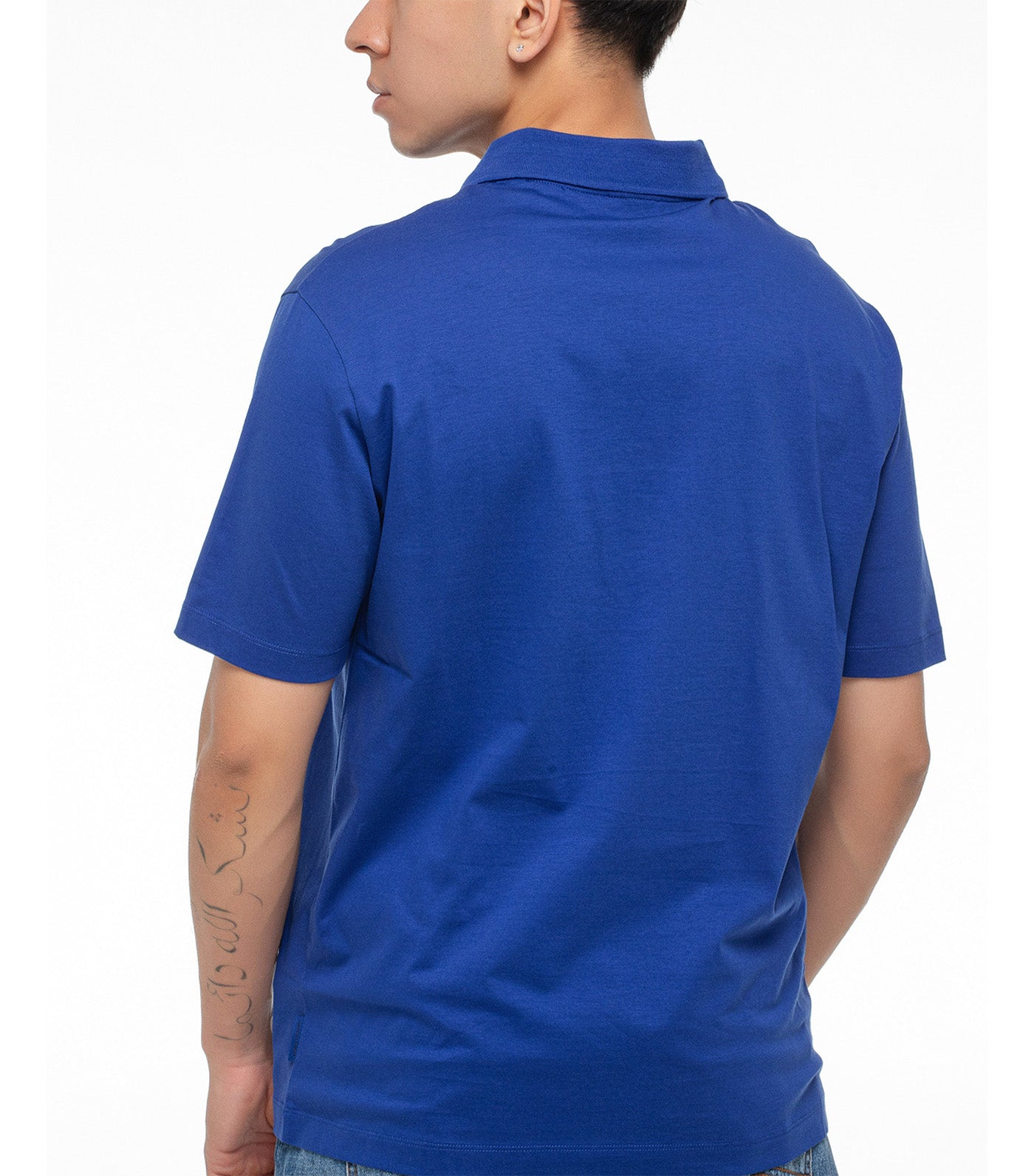 Regular Fit Polo Shirt in Mercerised Cotton