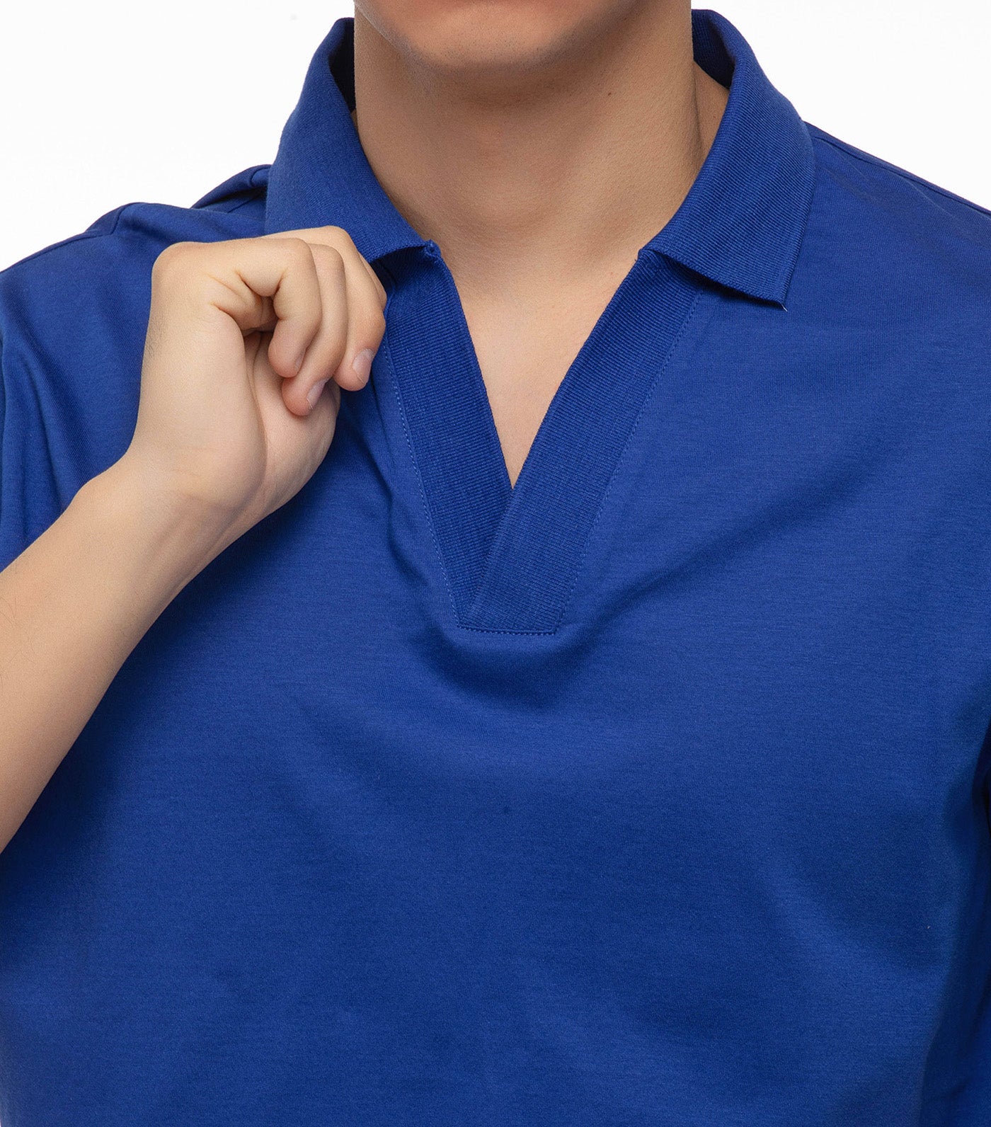 Regular Fit Polo Shirt in Mercerised Cotton