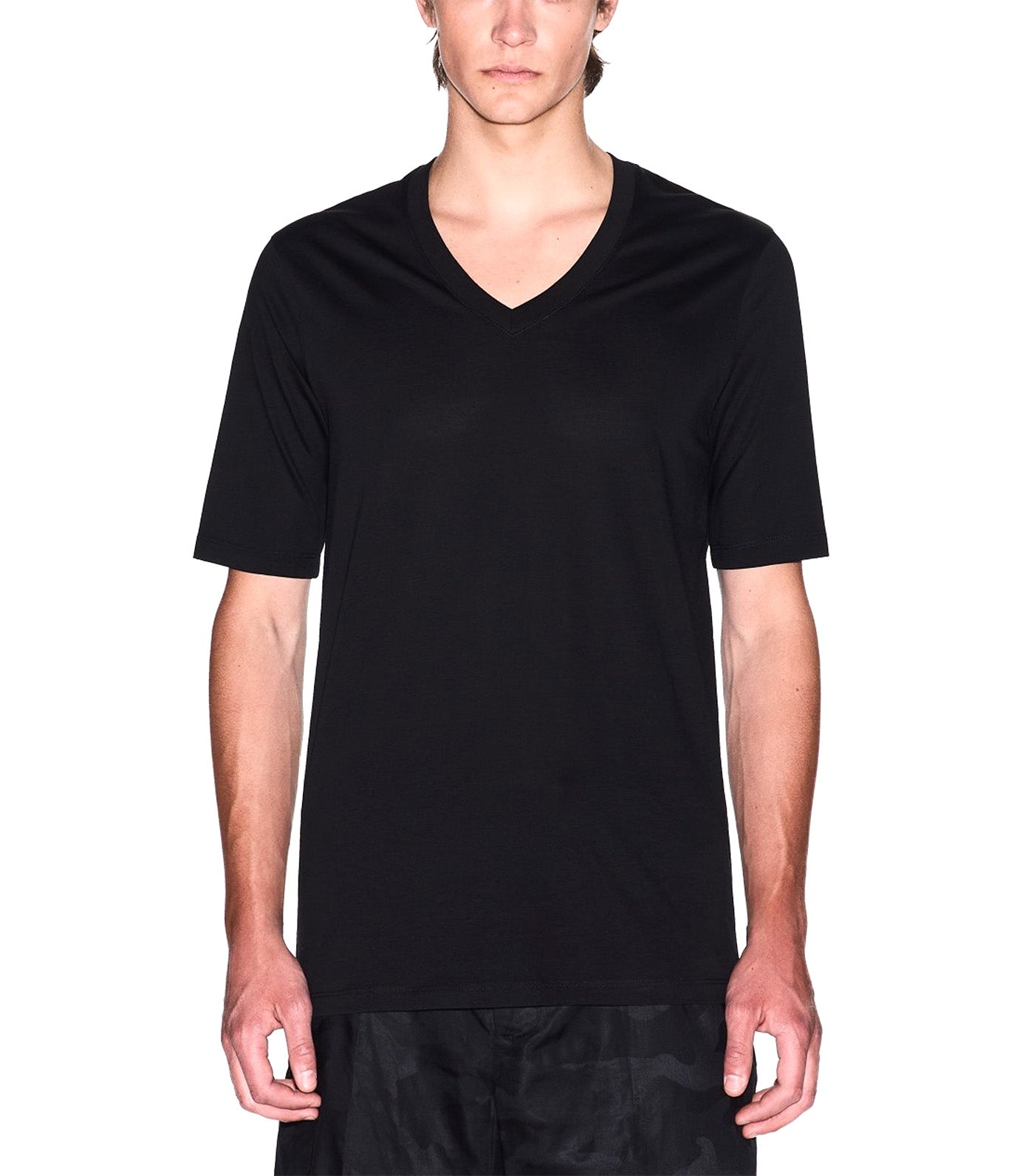Slim Fit T-Shirt with V-Neck