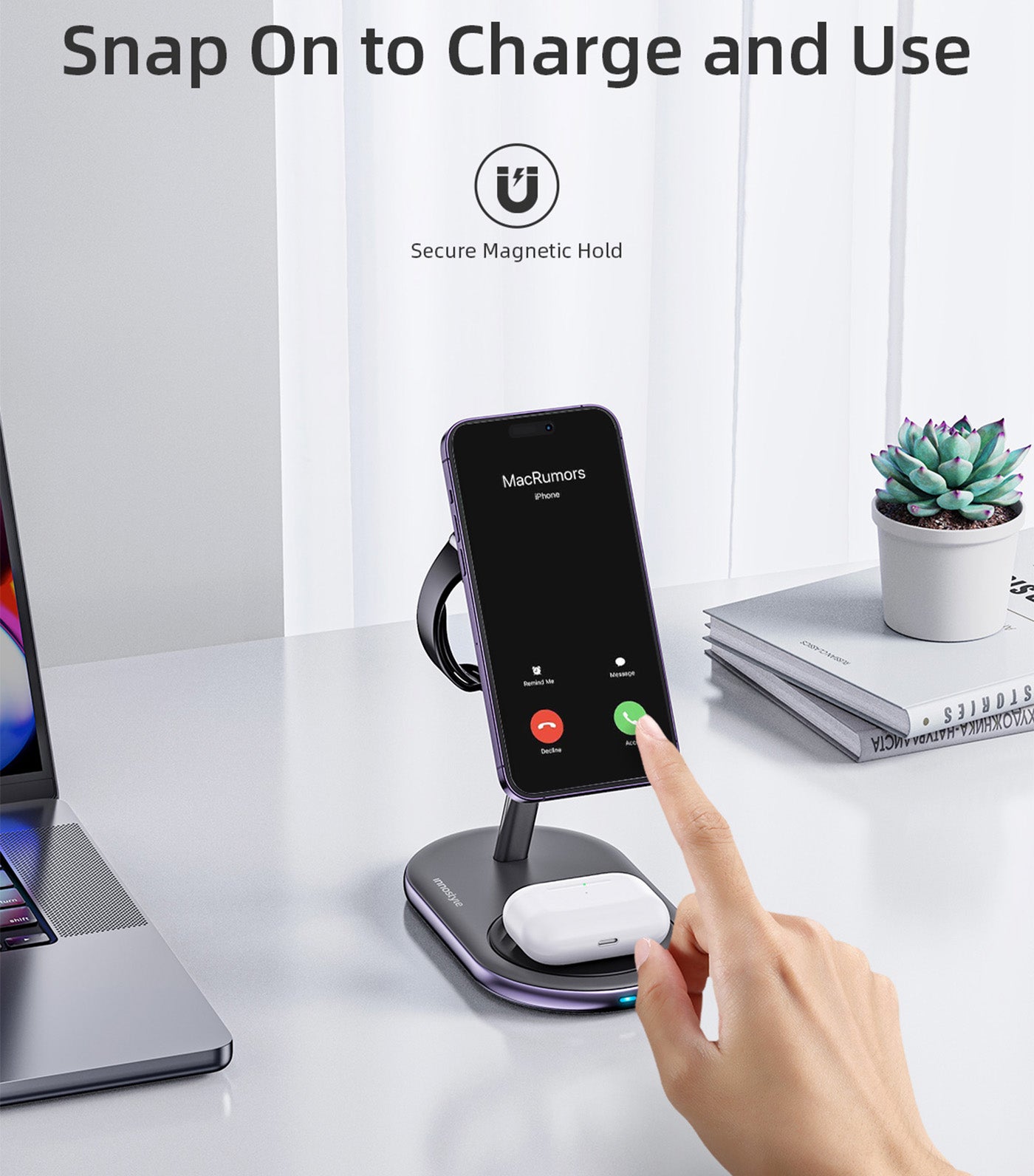 Magstation 3-in-1 Charging Station Black