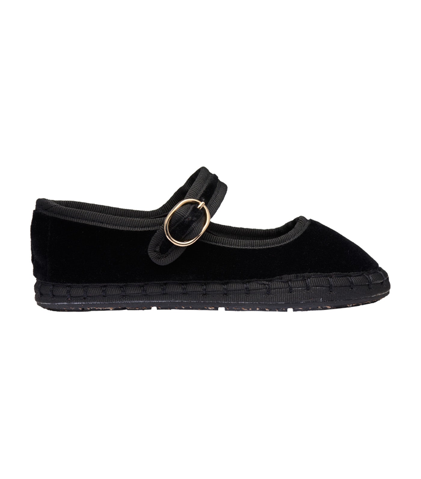 Flabelus Antonia Kids Mary Jane - Velvet Black