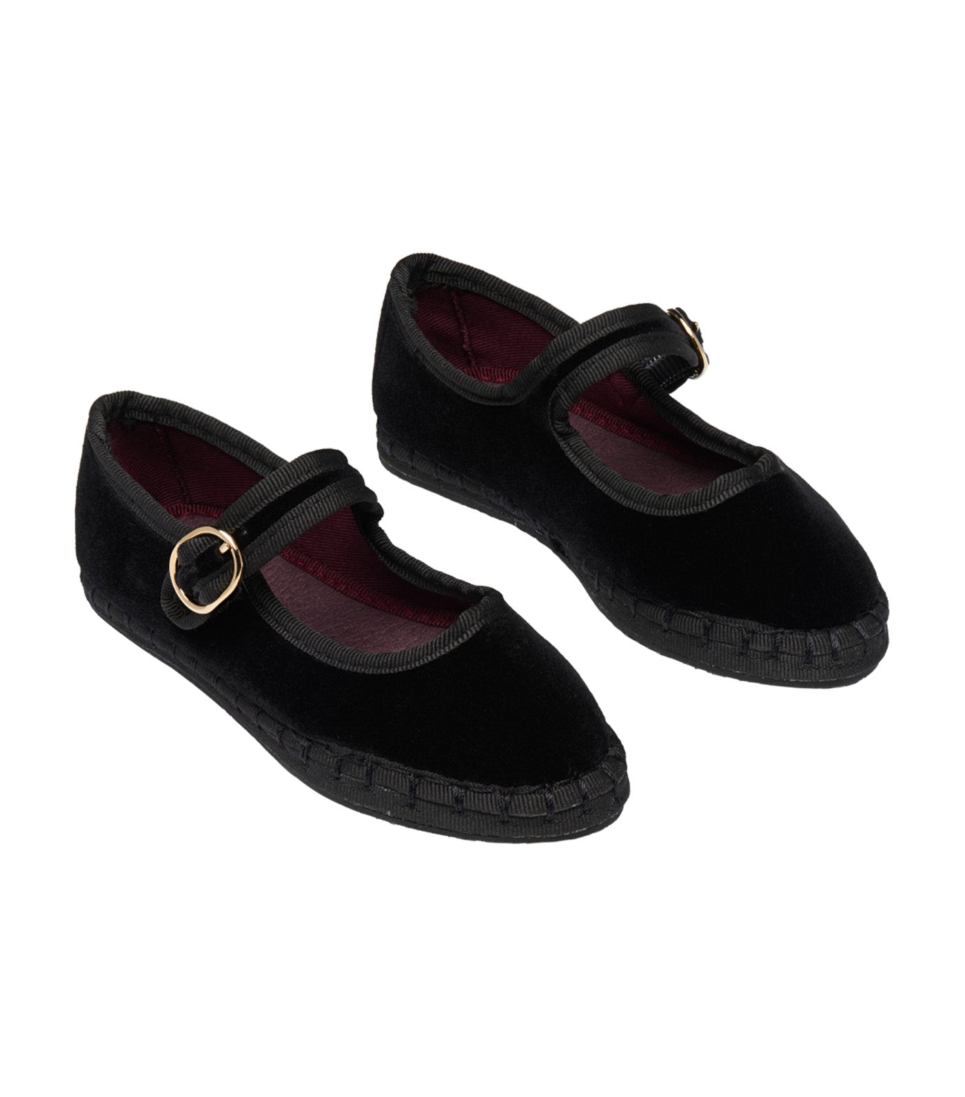 Flabelus Antonia Kids Mary Jane - Velvet Black