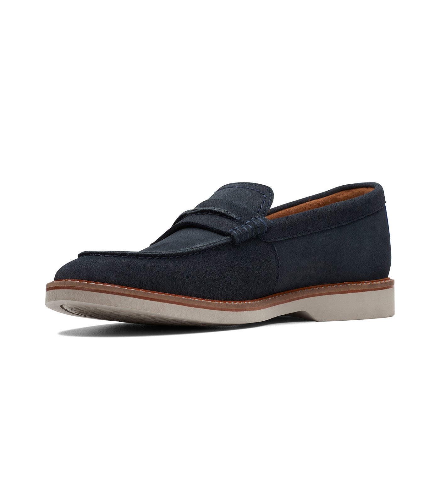 Atticus LT Slip Loafers Navy Suede