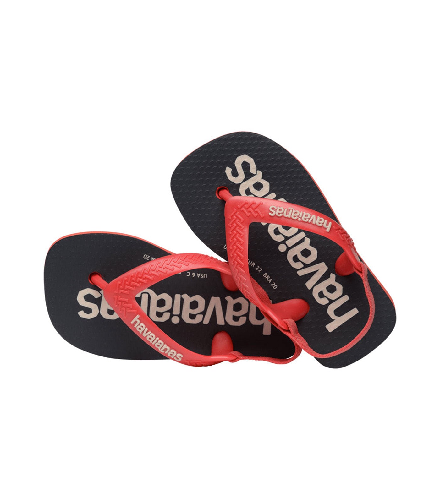 Baby Logomania Blood Orange/Ruby Red