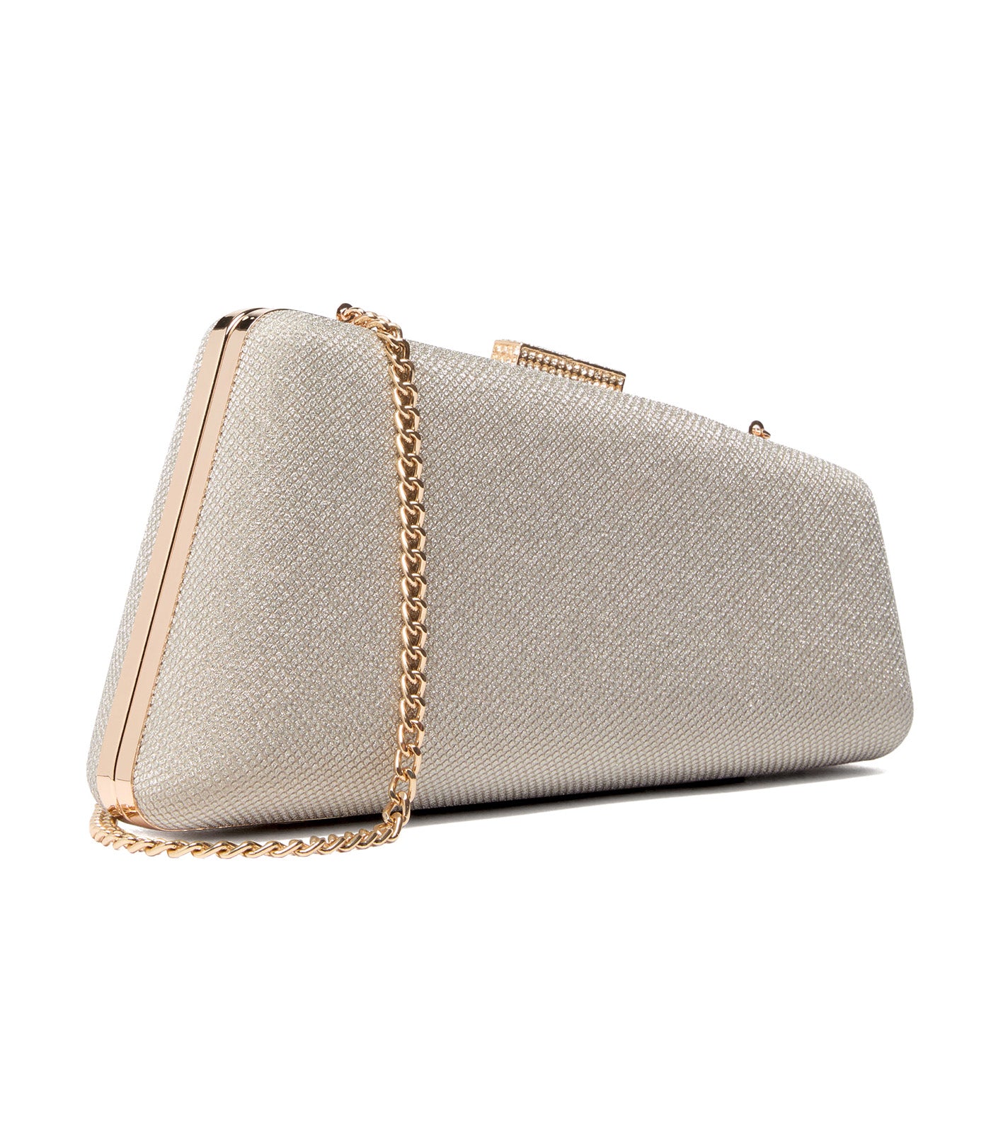 Balancing Asymmetric Clutch Bag Gold