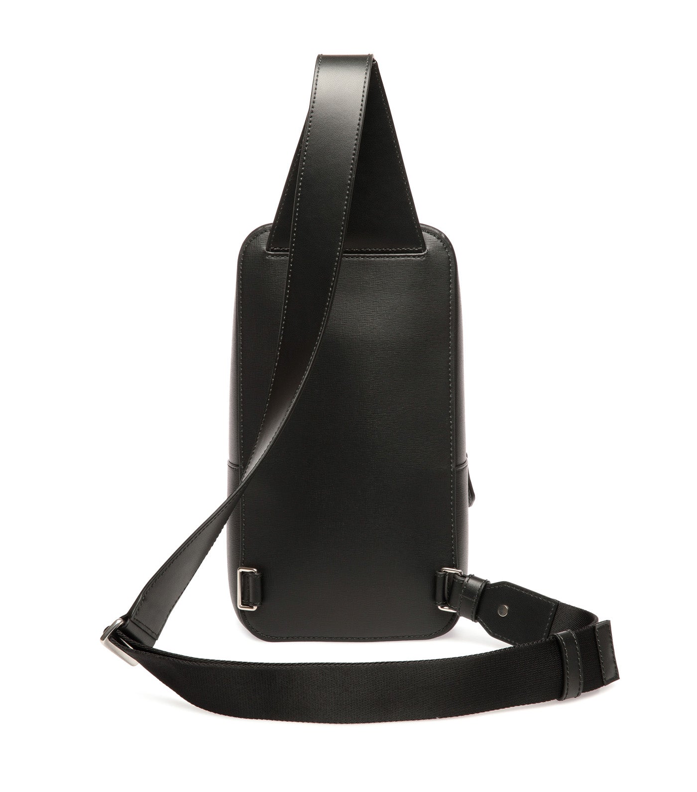 Mythos Sling Bag in Recycled Leather Black