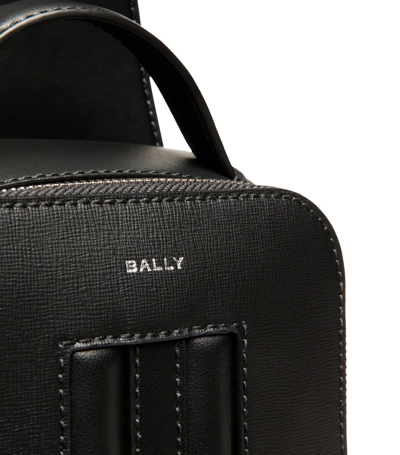 Mythos Sling Bag in Recycled Leather Black