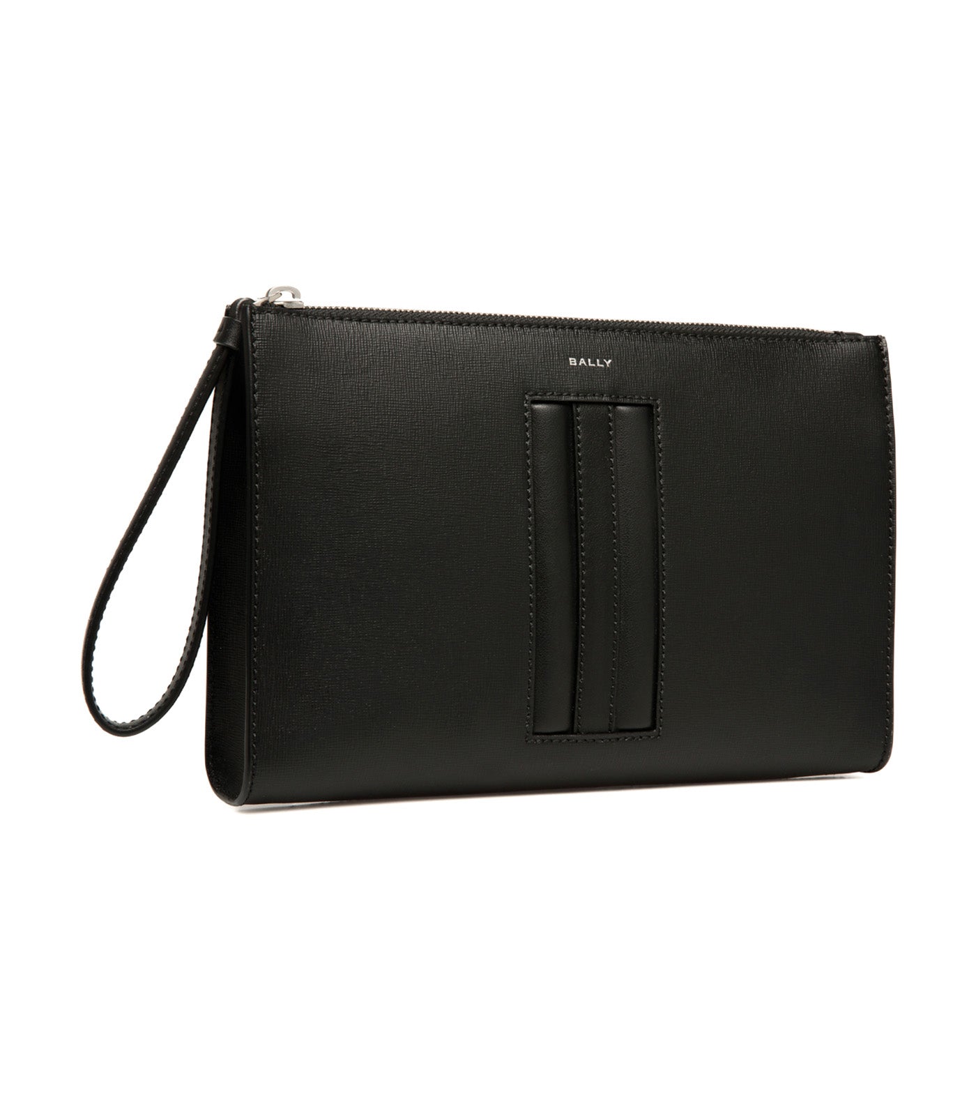Mythos Pouch in Recycled Leather Black