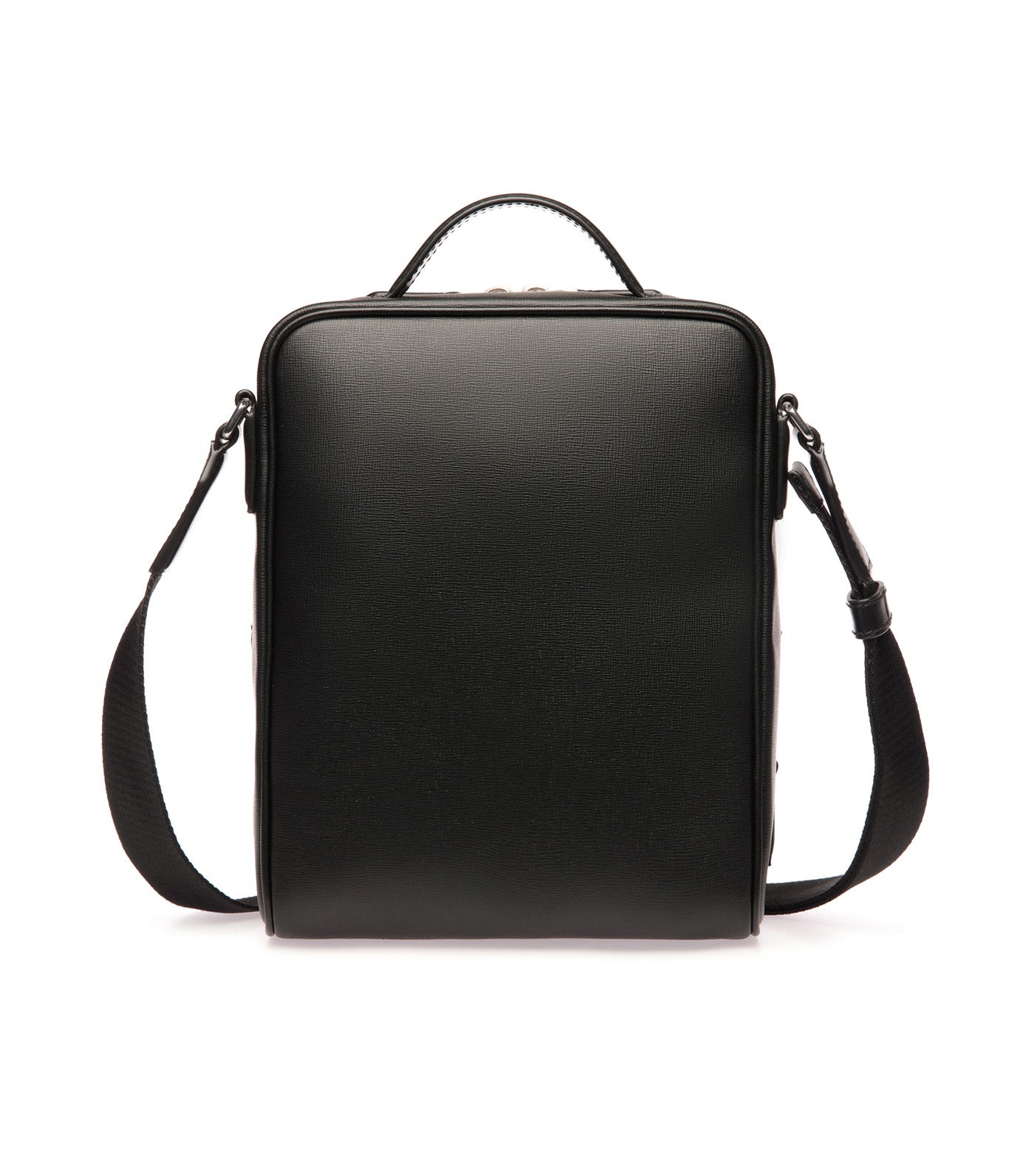 Mythos Crossbody Bag in Recycled Leather Black