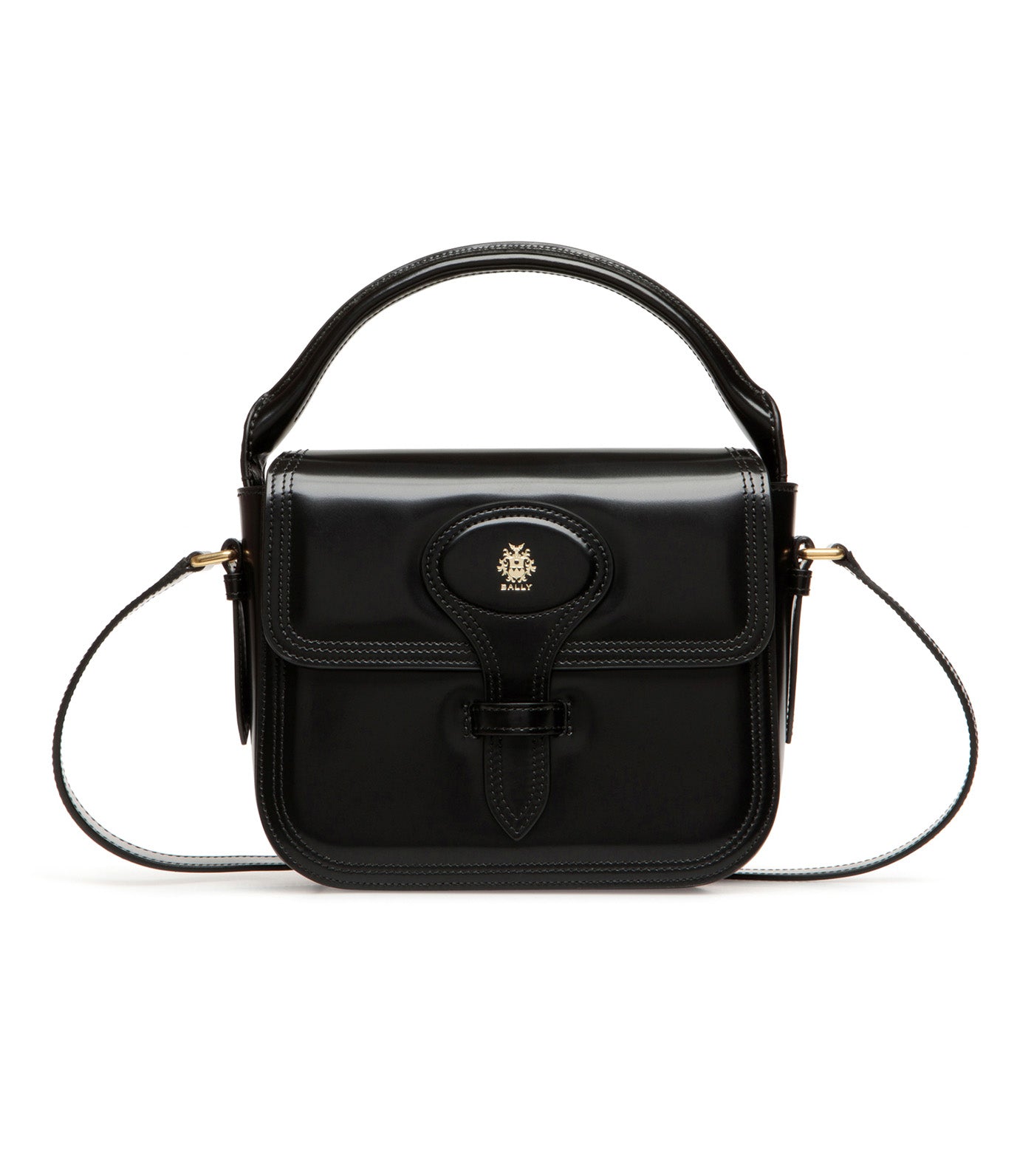 Beckett Minibag Black Brushed Leather