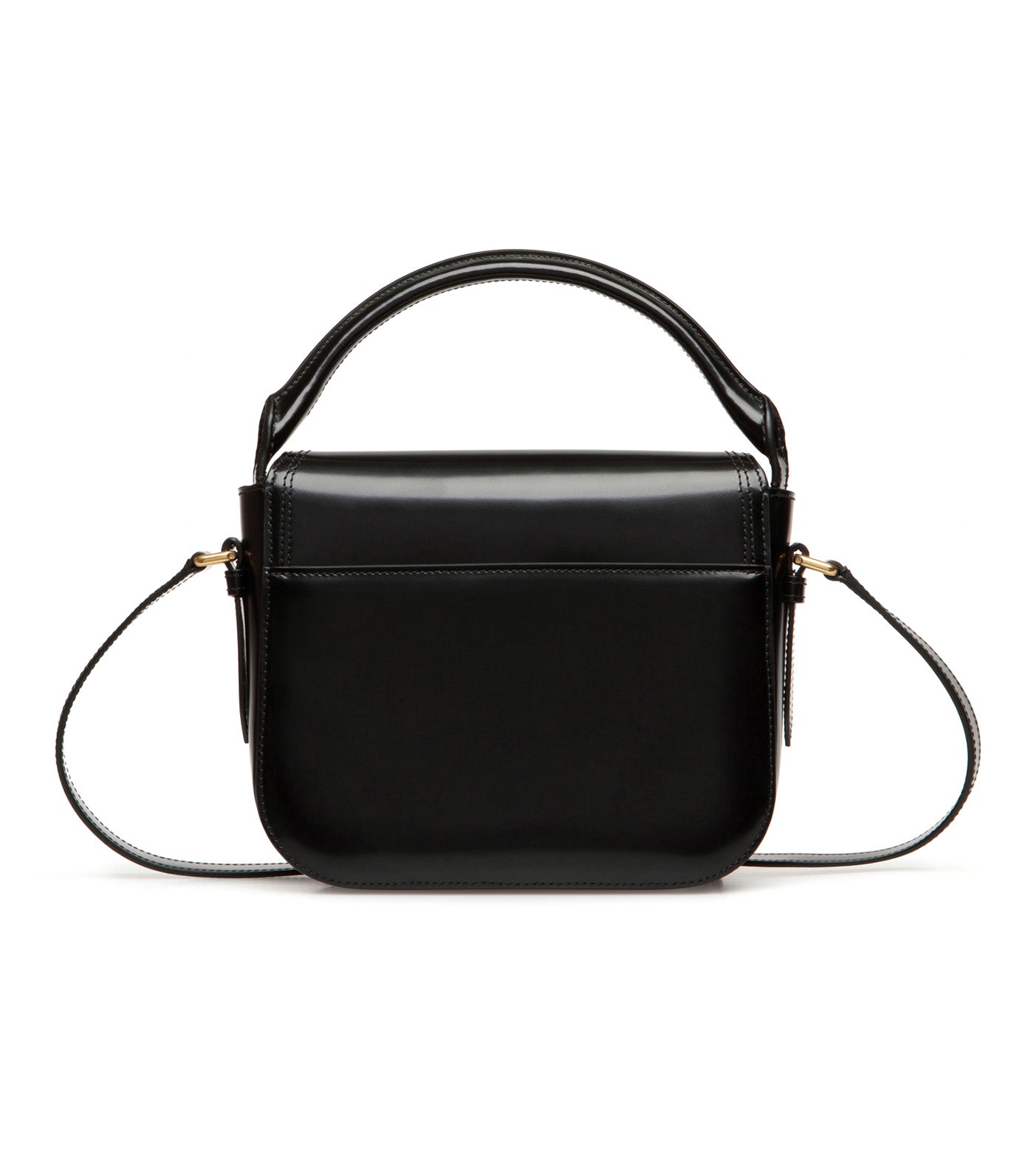 Beckett Minibag Black Brushed Leather