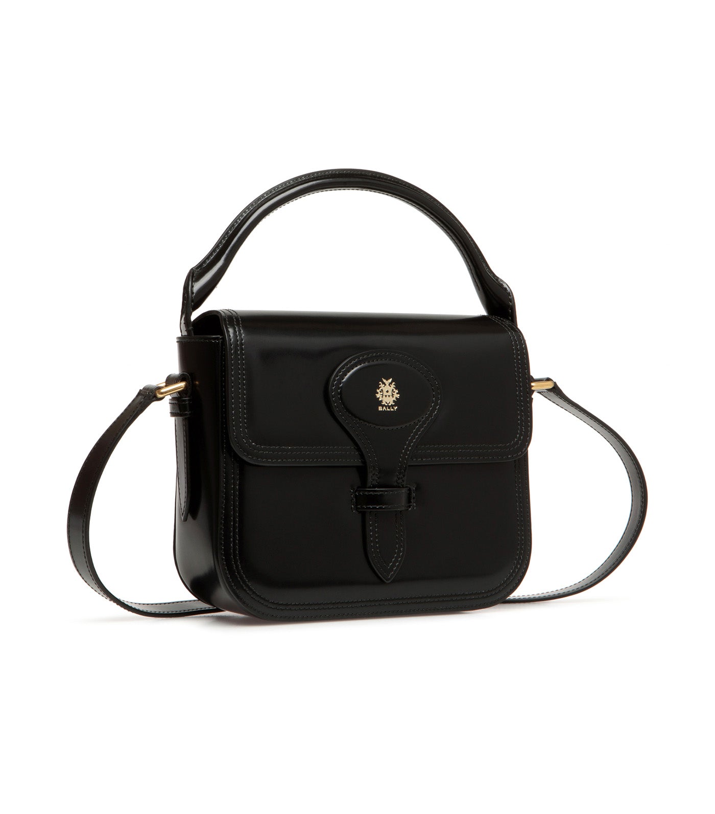 Beckett Minibag Black Brushed Leather